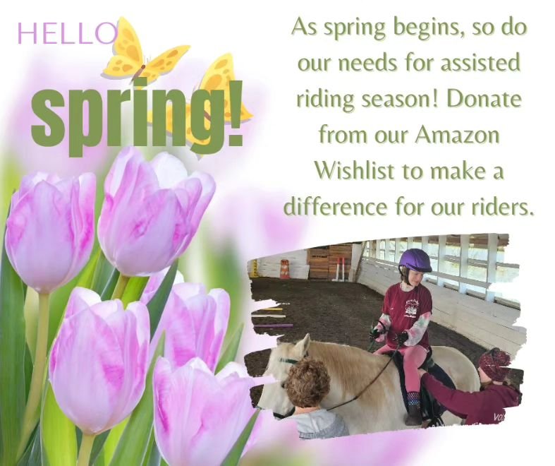 Shopping from our Amazon Wishlist this spring is a great way to support our horses! Help us reach our goal of 100% fulfillment!

https://www.amazon.com/hz/wishlist/ls/N2Q9EEE2ZJV6?ref_=wl_share