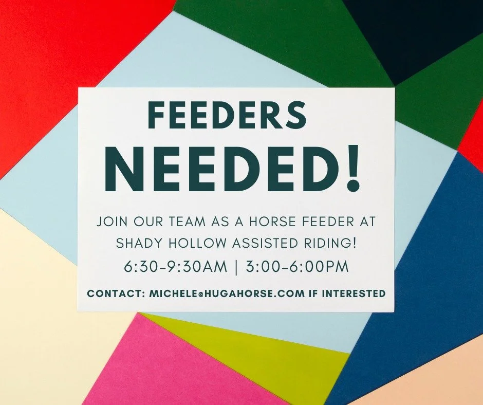 Feeders can be as young as 14 years of age.  This is a great job to learn responsibility, time management and multistep direction.  If you can be a Feeder at SHAR, I guarantee you will have the skills to succeed in life!
Start and end times can be so