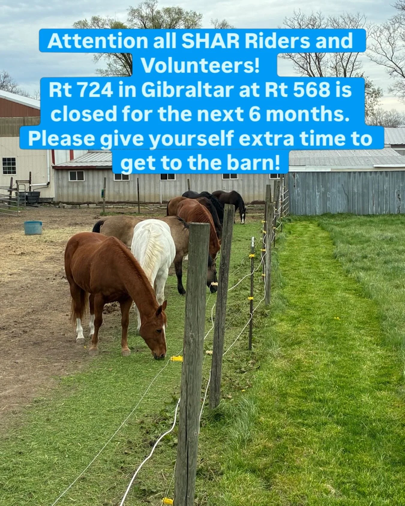 If you travel Rt 724 from Reading, use alternative route!