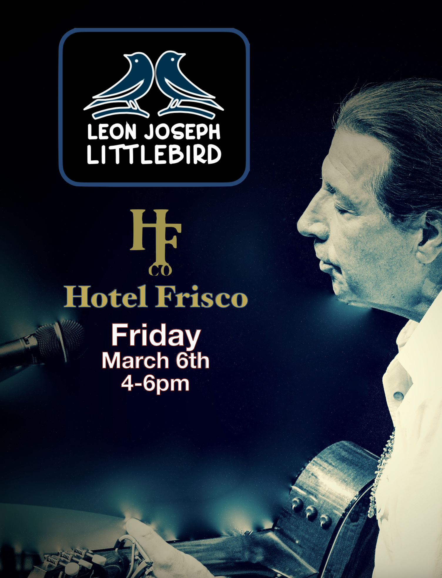 Hotel Frisco acoustic house concert