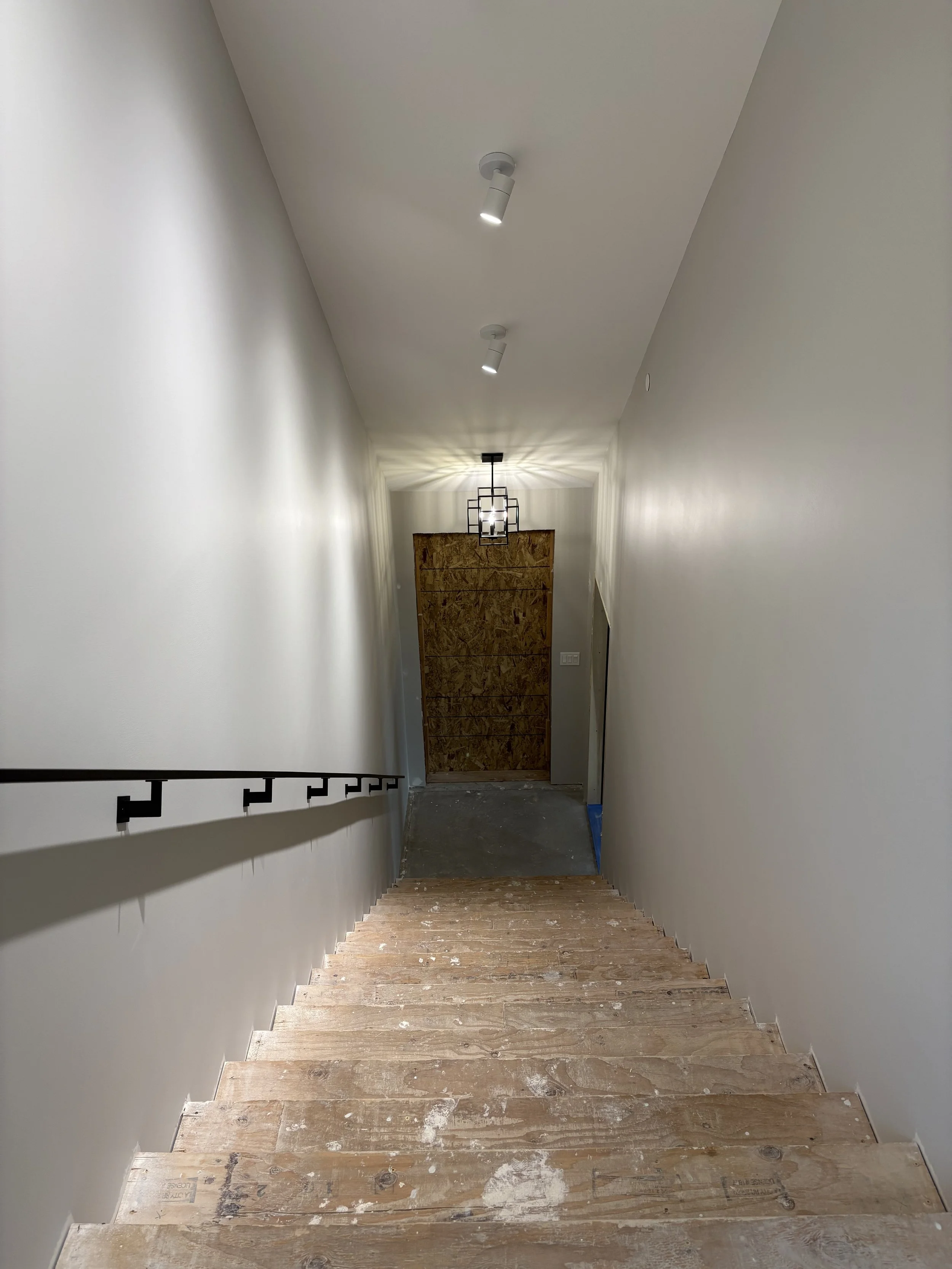 All finished! No more running down the stairs without hanging on!