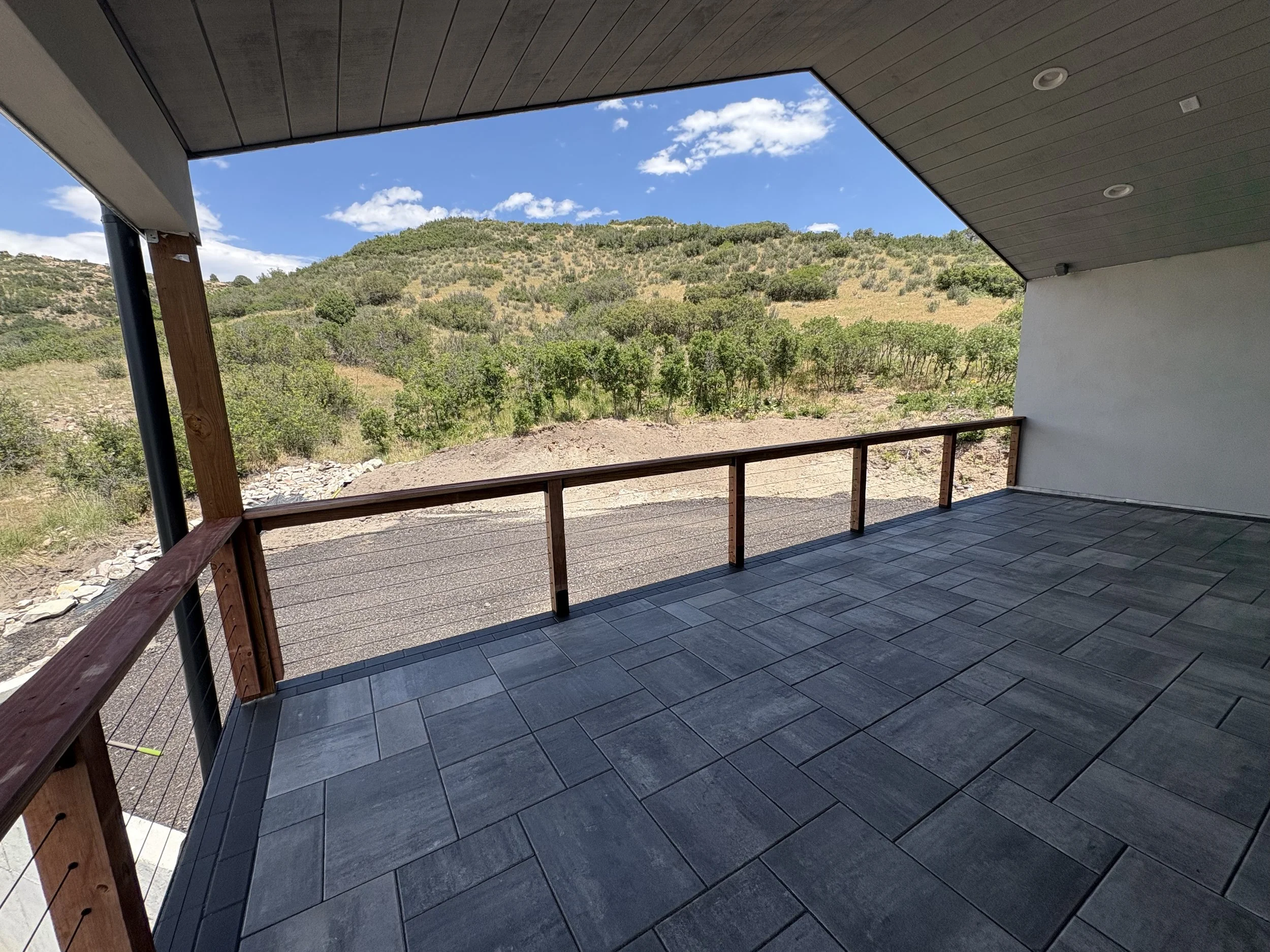 Here's the northeast view...