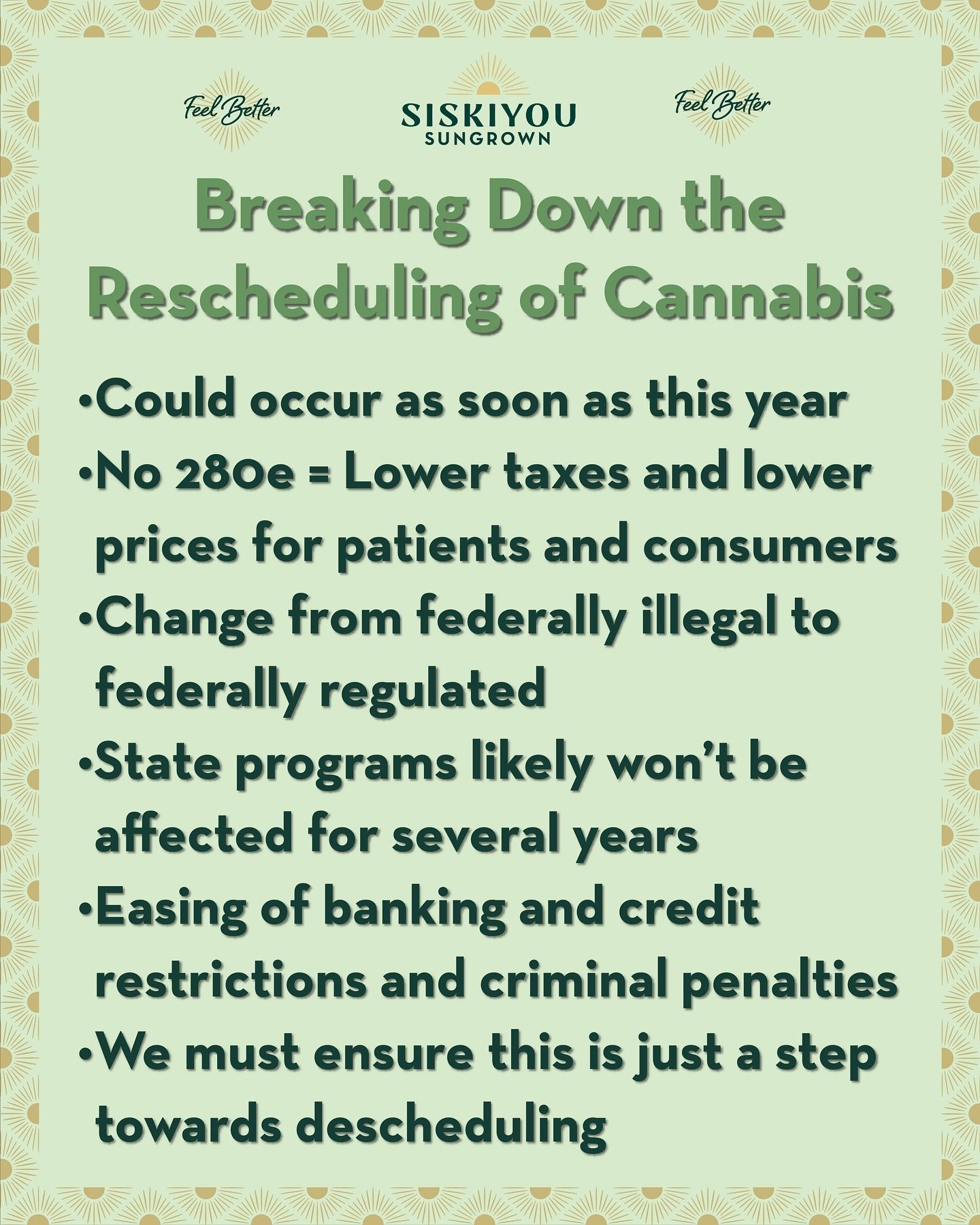 Let&rsquo;s break down the HHS recommendation to reschedule cannabis to Schedule III. It&rsquo;s a mixed bag as usual, much is still unknown, and there are many more changes to come, but here&rsquo;s what we think:
 &mdash; Hydrocodone Combination Pr