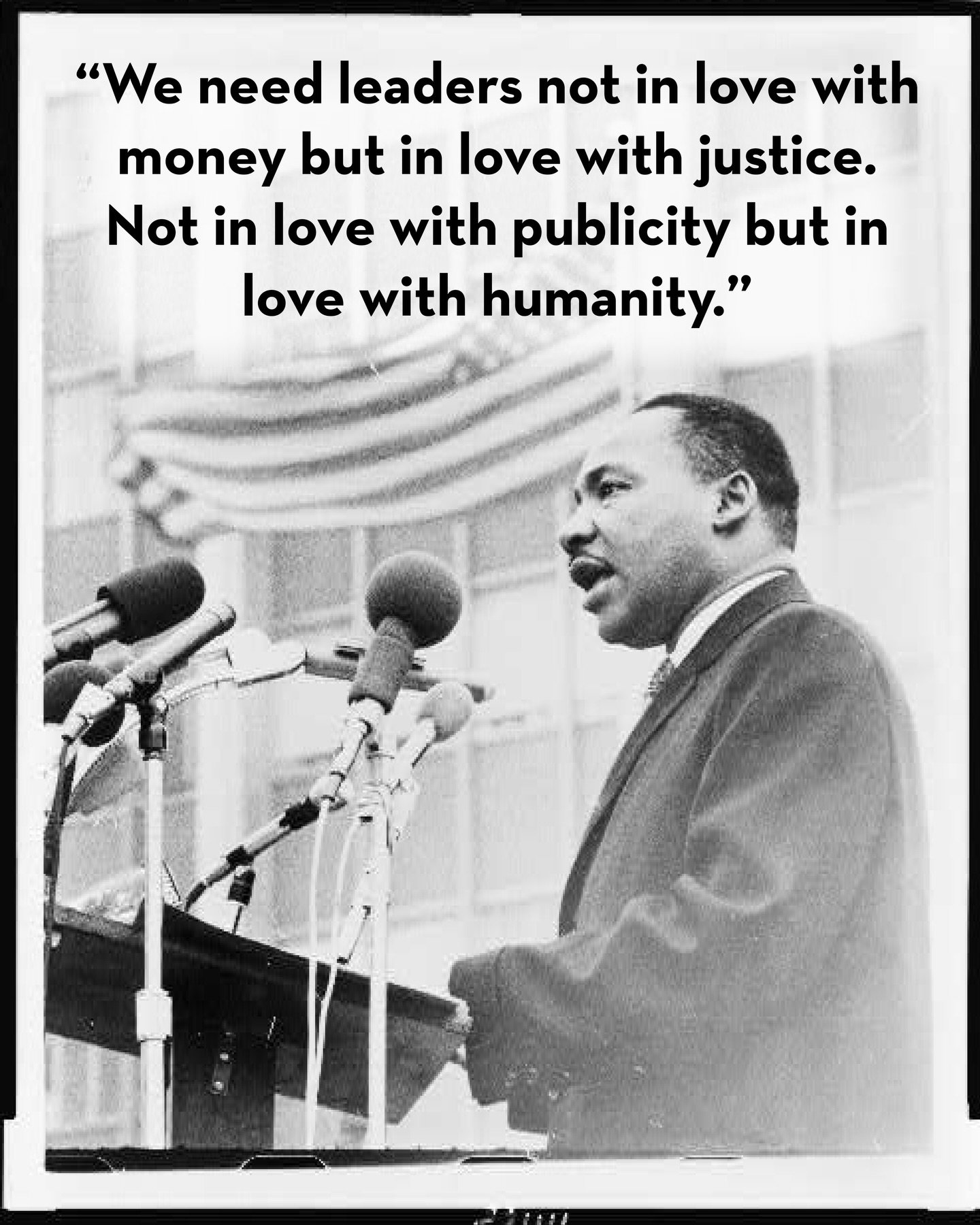 &ldquo;We need leaders, not in love with money, but in love with justice. Not in love with publicity, but in love with humanity.&rdquo;

Martin Luther King Jr., August 11, 1956

#MartinLutherKingJr #MLKDay #Civil rights #HumanRights #SiskiyouSungrown