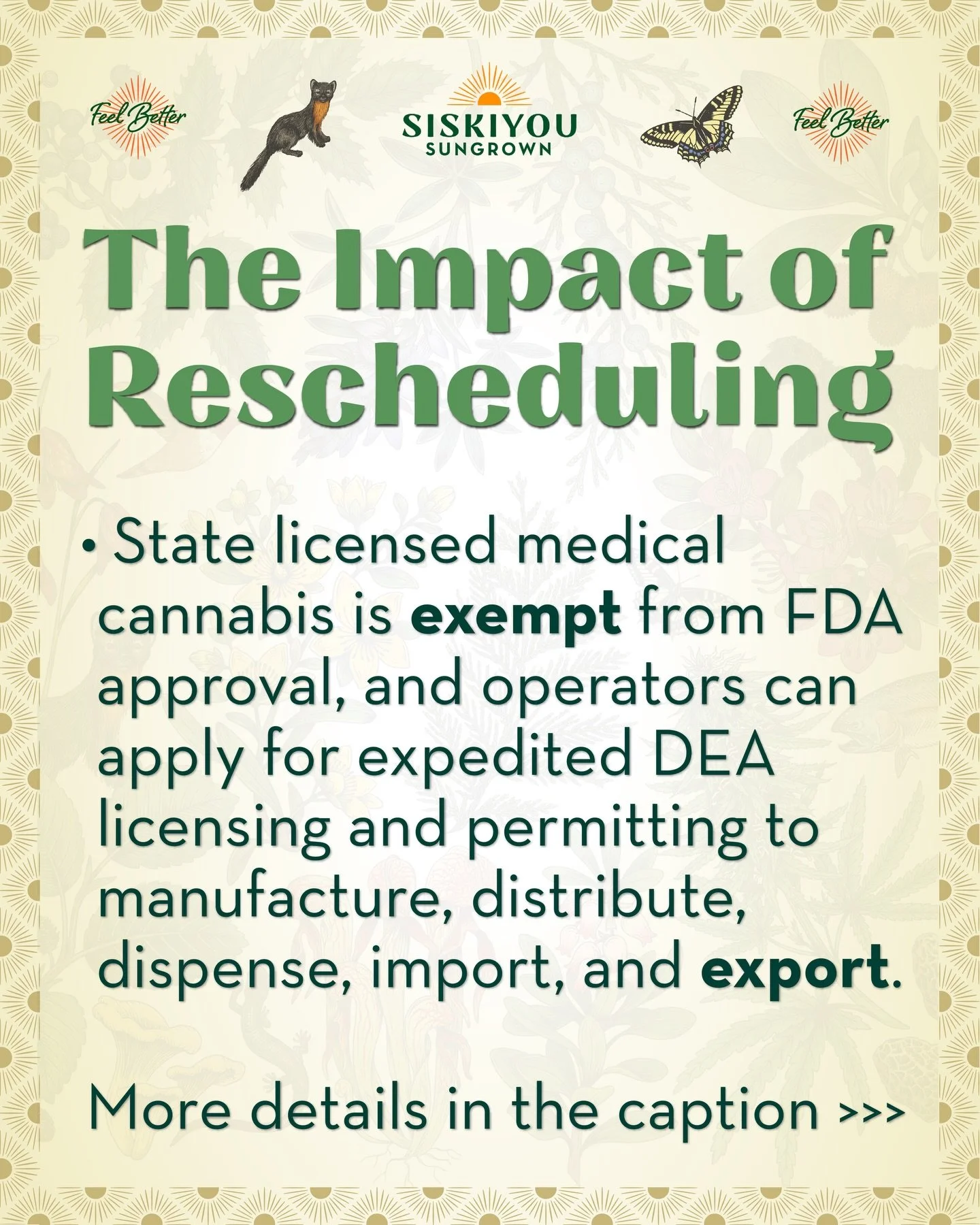 The U.S. just officially acknowledged medical cannabis, and the details go further than most of us expected.

Effective April 22, 2026, the Attorney General signed a final order moving state-licensed medical cannabis and FDA-approved cannabis product