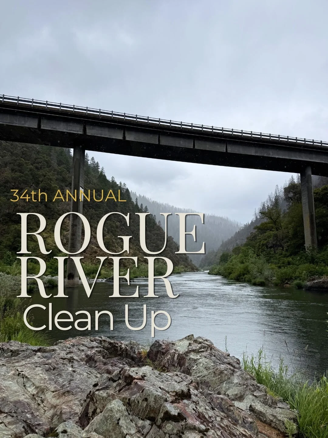 The Rogue River gives a lot to Southern Oregon. Clean water, wildlife habitat, recreation, and some of the most beautiful places in the state.

This weekend we joined the annual Rogue River Clean-Up alongside Rogue Riverkeeper, SOLVE, BLM, and an inc