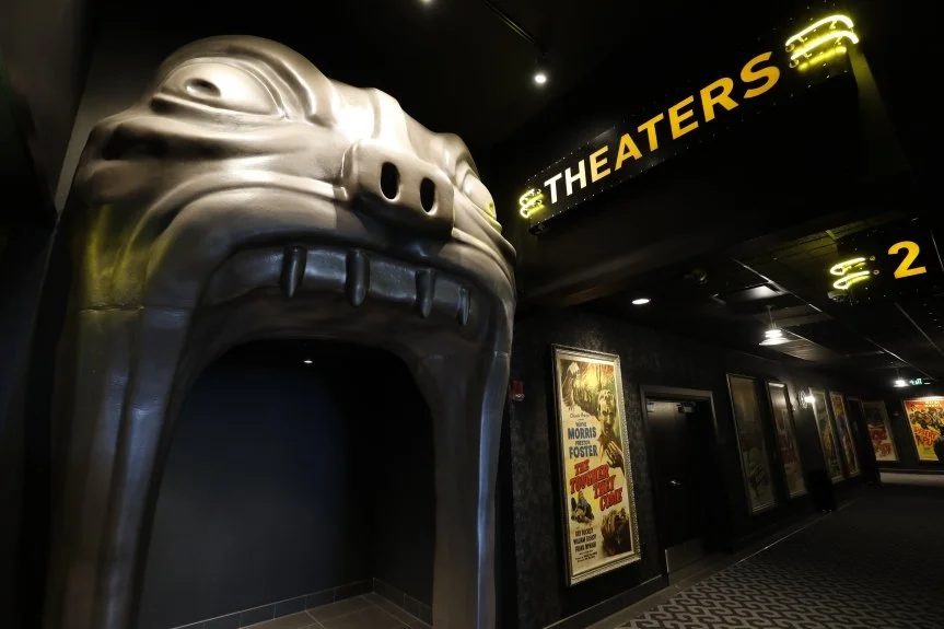 Moloch portal installed. Photo by Alamo Drafthouse