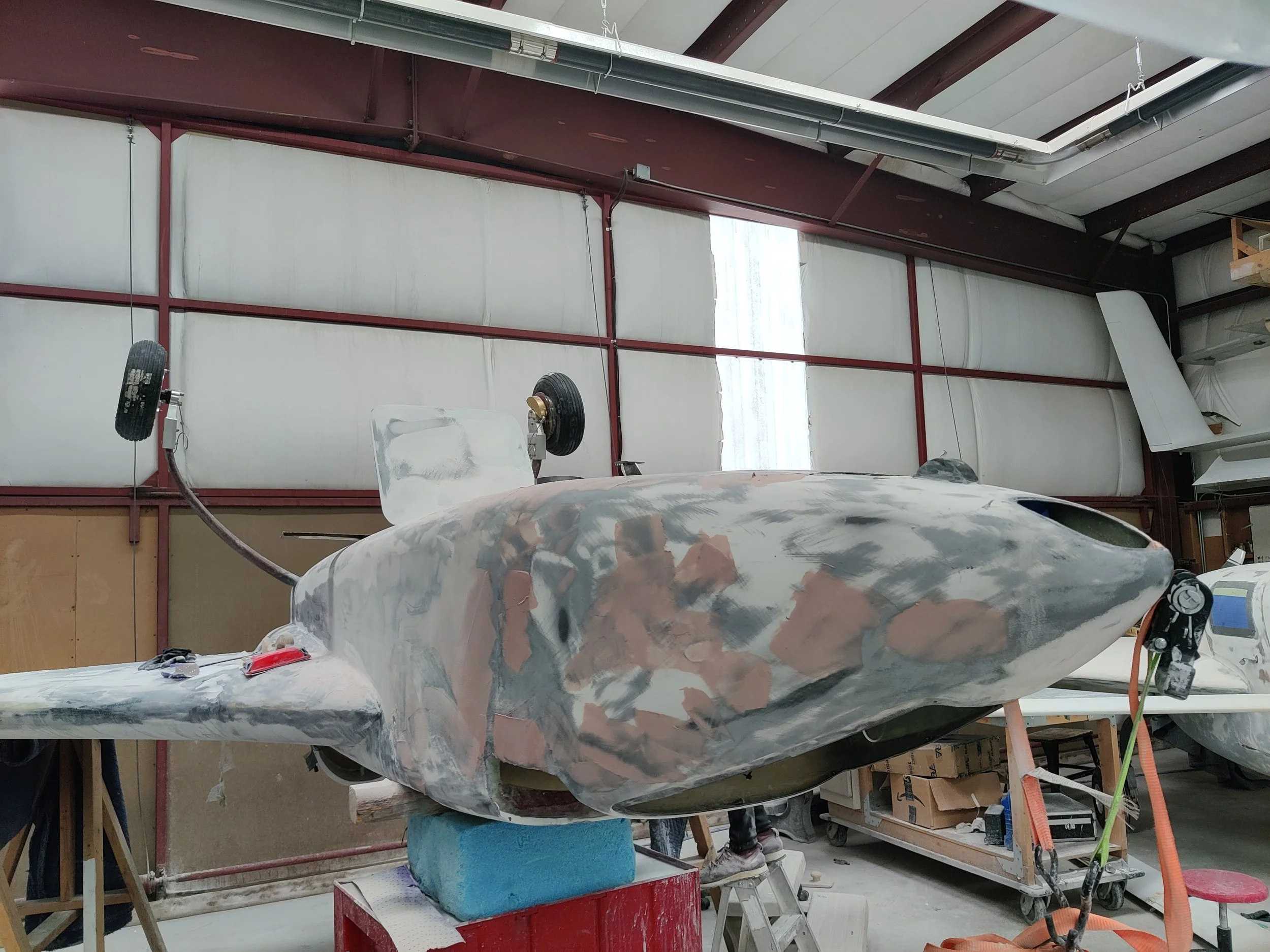 filling pinholes and smoothing before primer