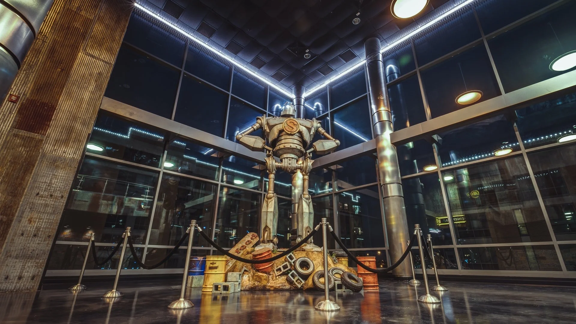 Final install. Photo by Alamo Drafthouse