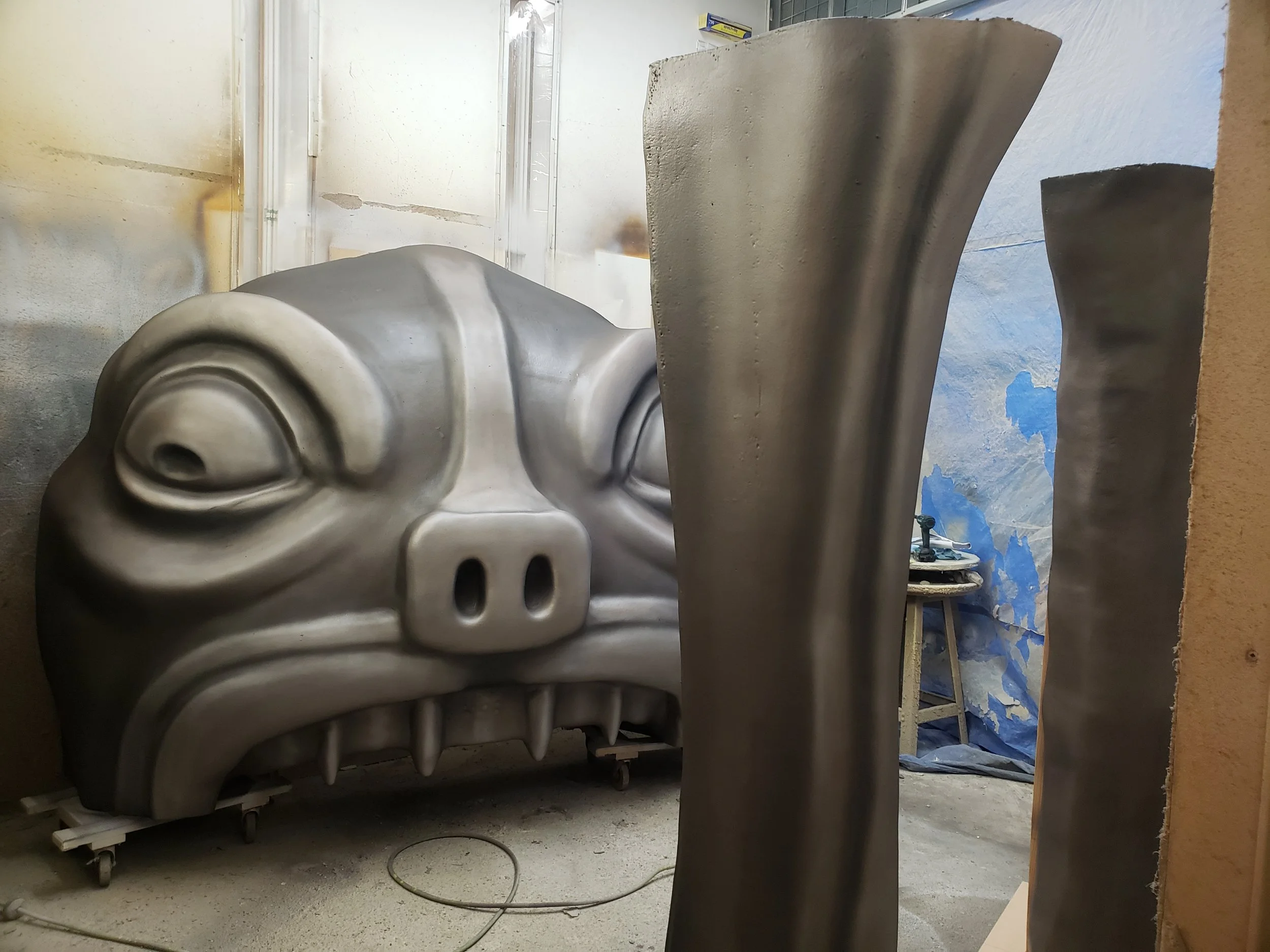 Moloch after hardcoat and paint