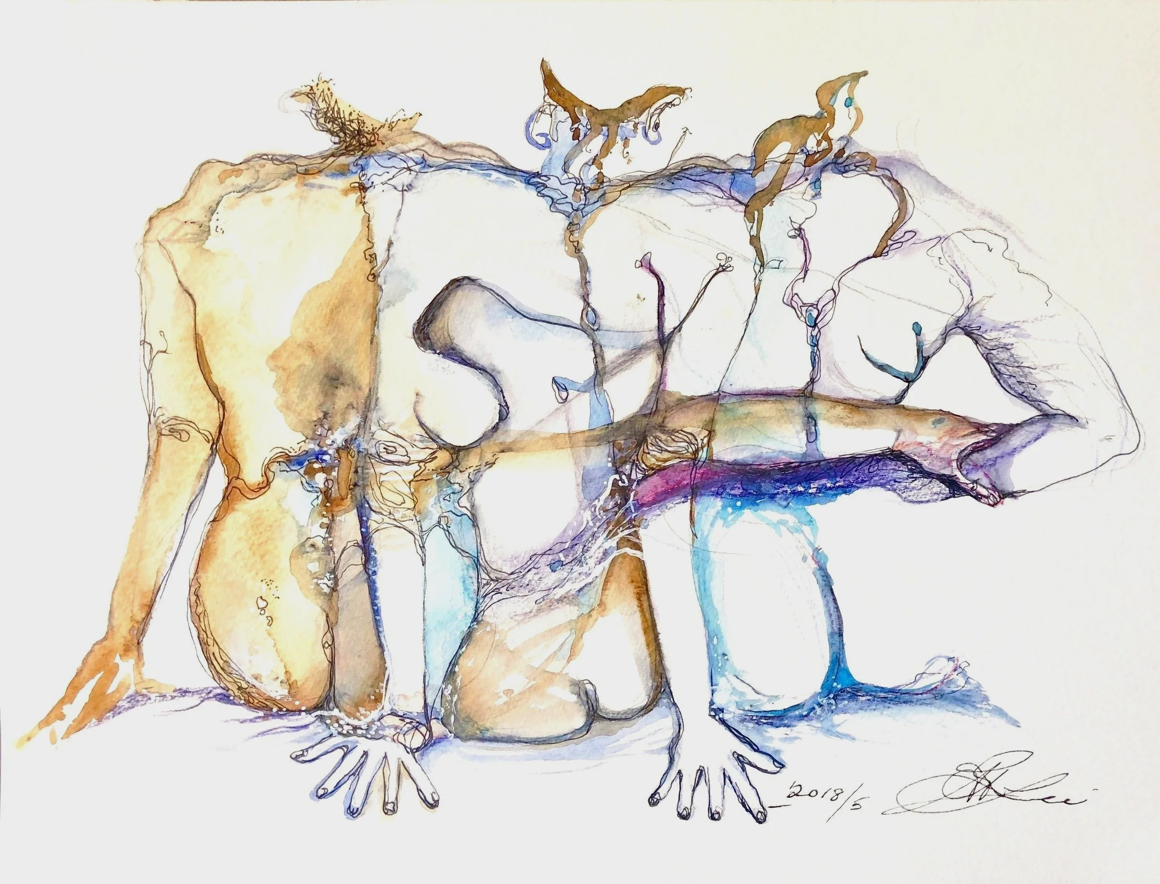 Connected (2019) A3 print $50 + postage