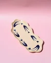 Wavy Blue Tulips Dish