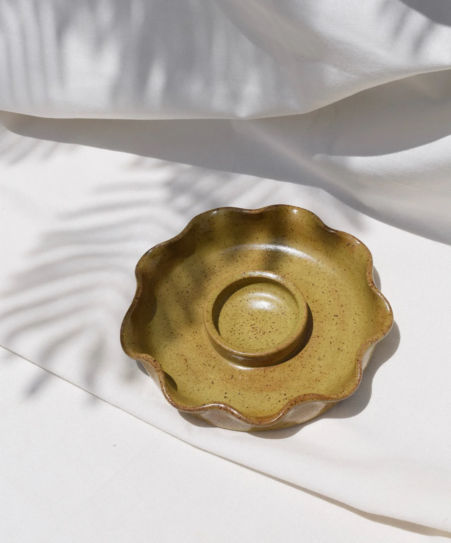 Wavy Olive + Pits Dish