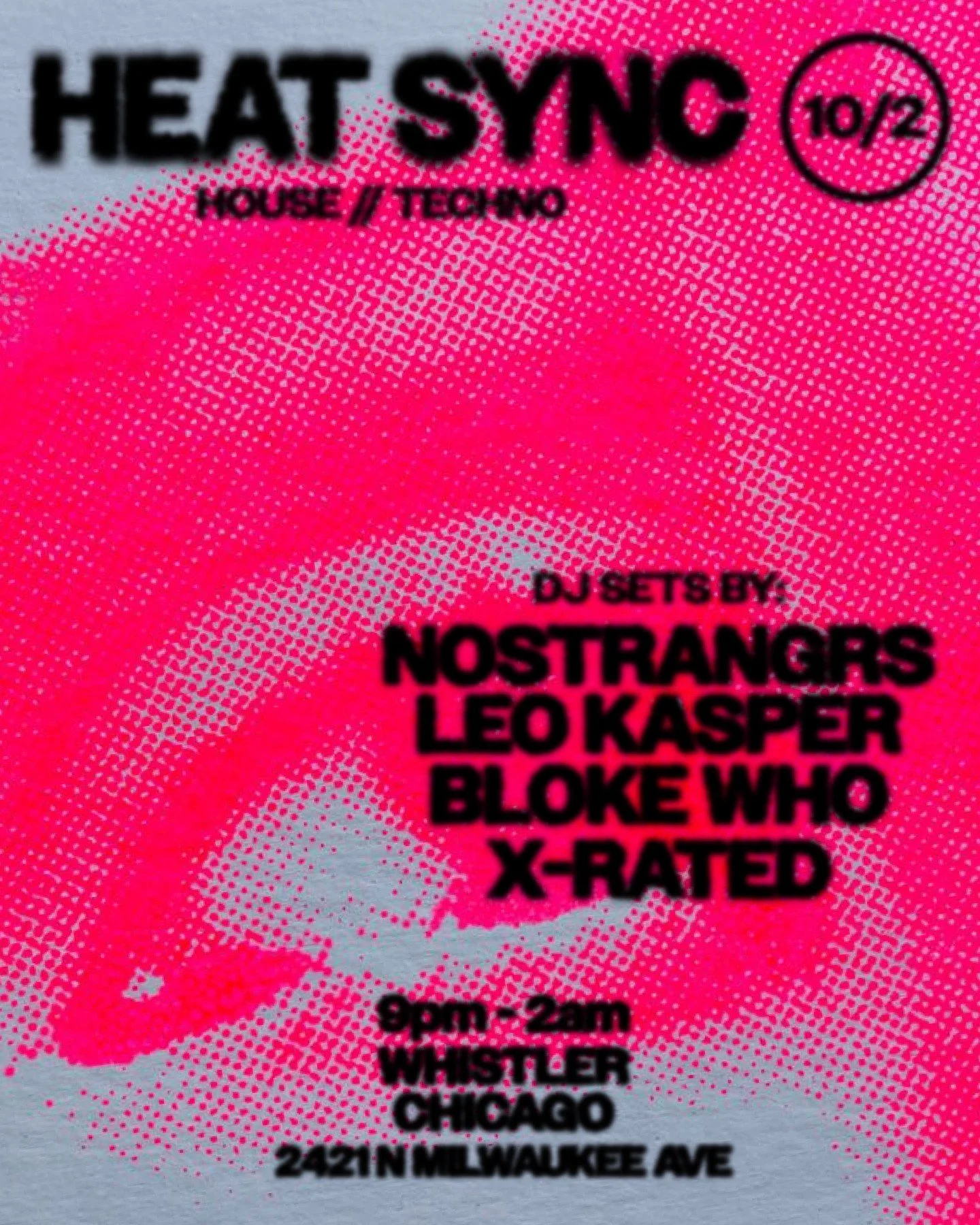 🔥 Heat Sync is for the dance floor &mdash; a 360* experience with DJs playing raw, percussive, high-energy sets that&rsquo;ll keep you moving from 9-close.