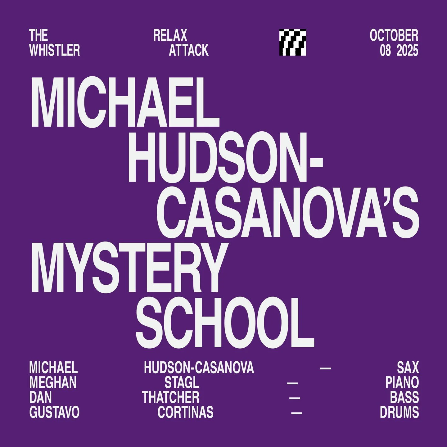 🎷 Michael Hudson-Casanova's Mystery School is a modern jazz quartet, led by alto saxophonist @mchsounds, featuring @stagsbagel (piano), @danieljthatcher (bass), and @gustavocortinasmusic (drums).⁠
⁠
The group performs original compositions that emph