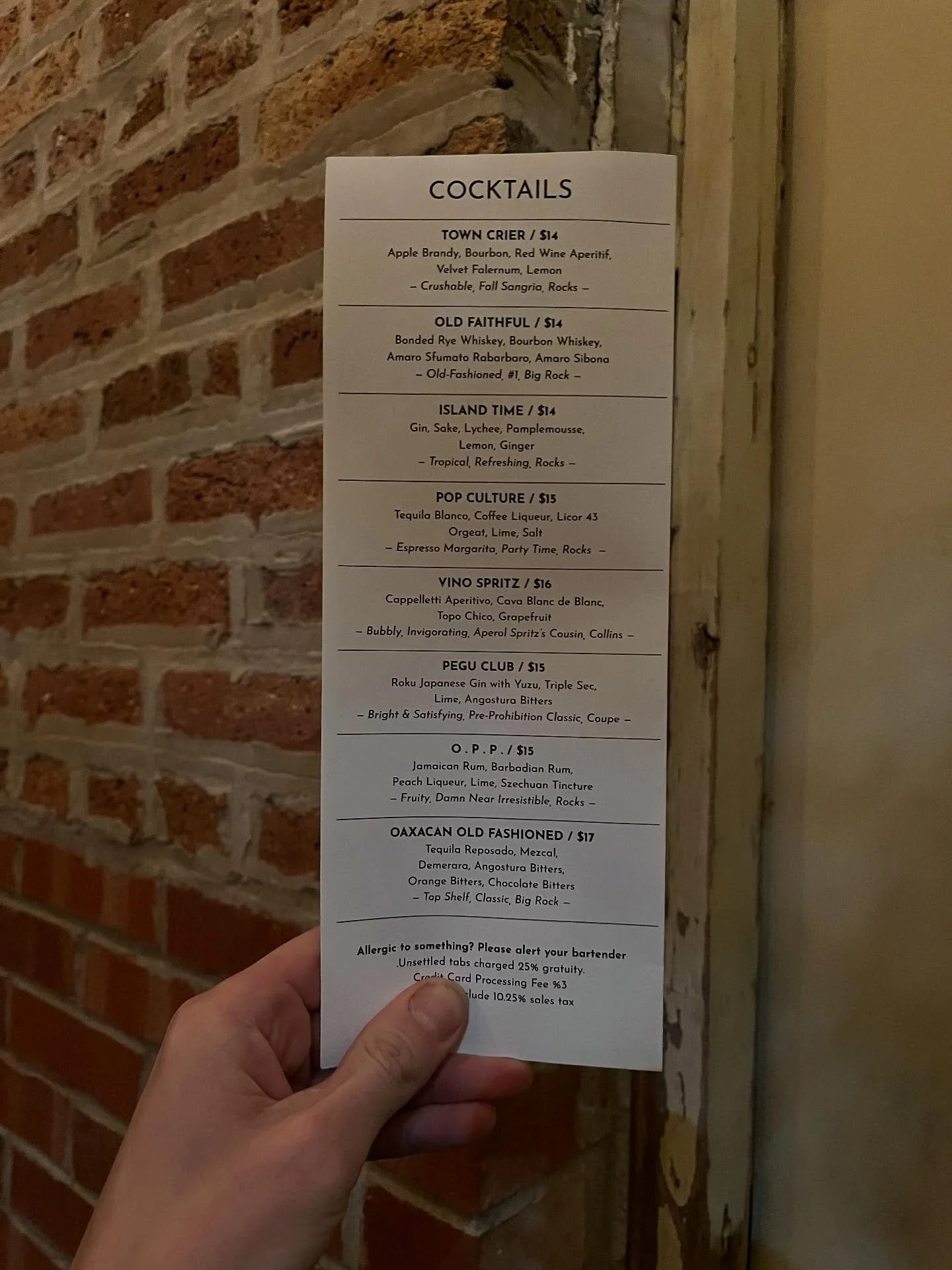 Menu 10.11.25