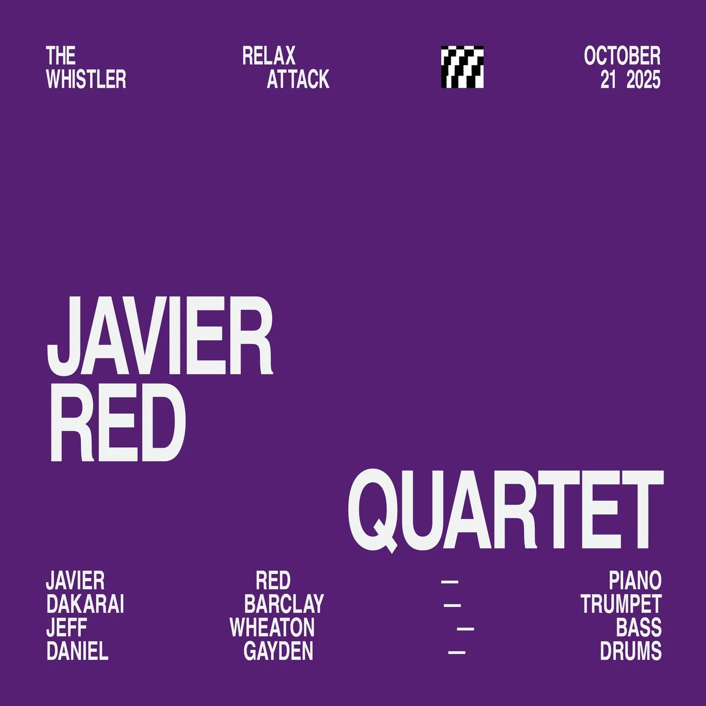 🎹 The Javier Red Quartet explores rhythmic ideas rooted in West African traditions, the creative voices of each band member, and the continual reinvention of Javier's compositions and works by jazz legends like Monk, Coltrane, and Shorter.⁠
⁠
⁠Featu