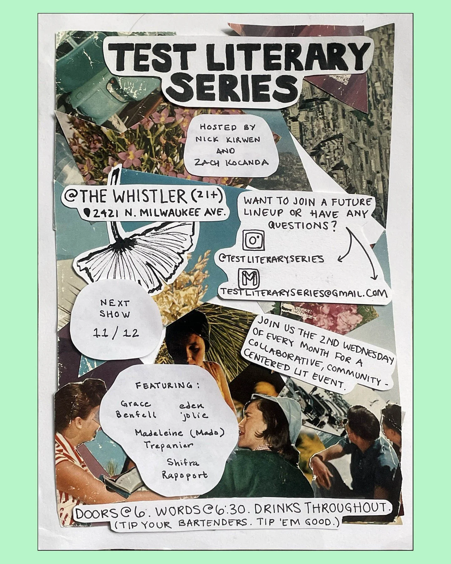 📗 Next week! Chicago writers and readers come together at the @testliteraryseries to share new work, workshop ideas, and support each other in an interactive, welcoming space. ⁠
⁠
Whether you&rsquo;re on stage or in the audience, you&rsquo;re part o