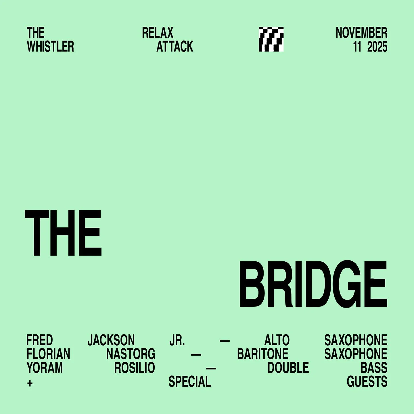 🇫🇷🤝🇺🇸 The Bridge brings together musicians from France and Chicago for a night of mind-melting jazz. Fred Jackson Jr., Florian Nastorg, Yoram Rosilio, and special guests light up The Whistler stage for this legendary transatlantic jam.⁠
⁠
1st se