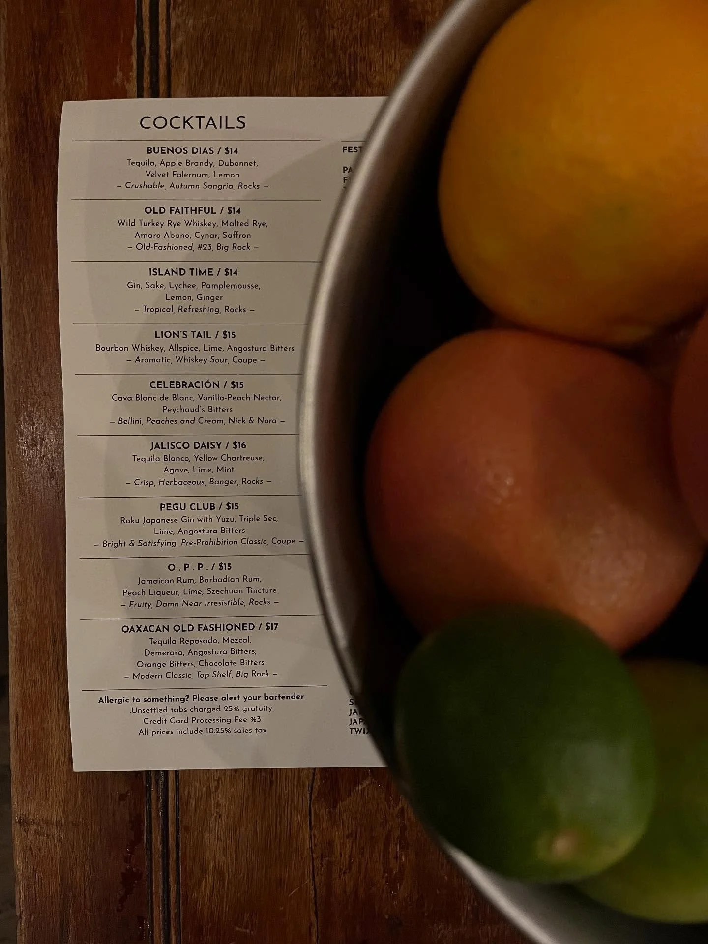 Menu 11.28.25