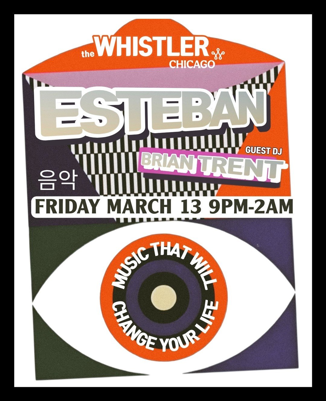 👁️ This Friday, DJs @estebanchicago and Brian Trent return with Music That Will Change Your Life &mdash; a feel-good journey through reggae, disco, house, and soulful dance floor favorites.