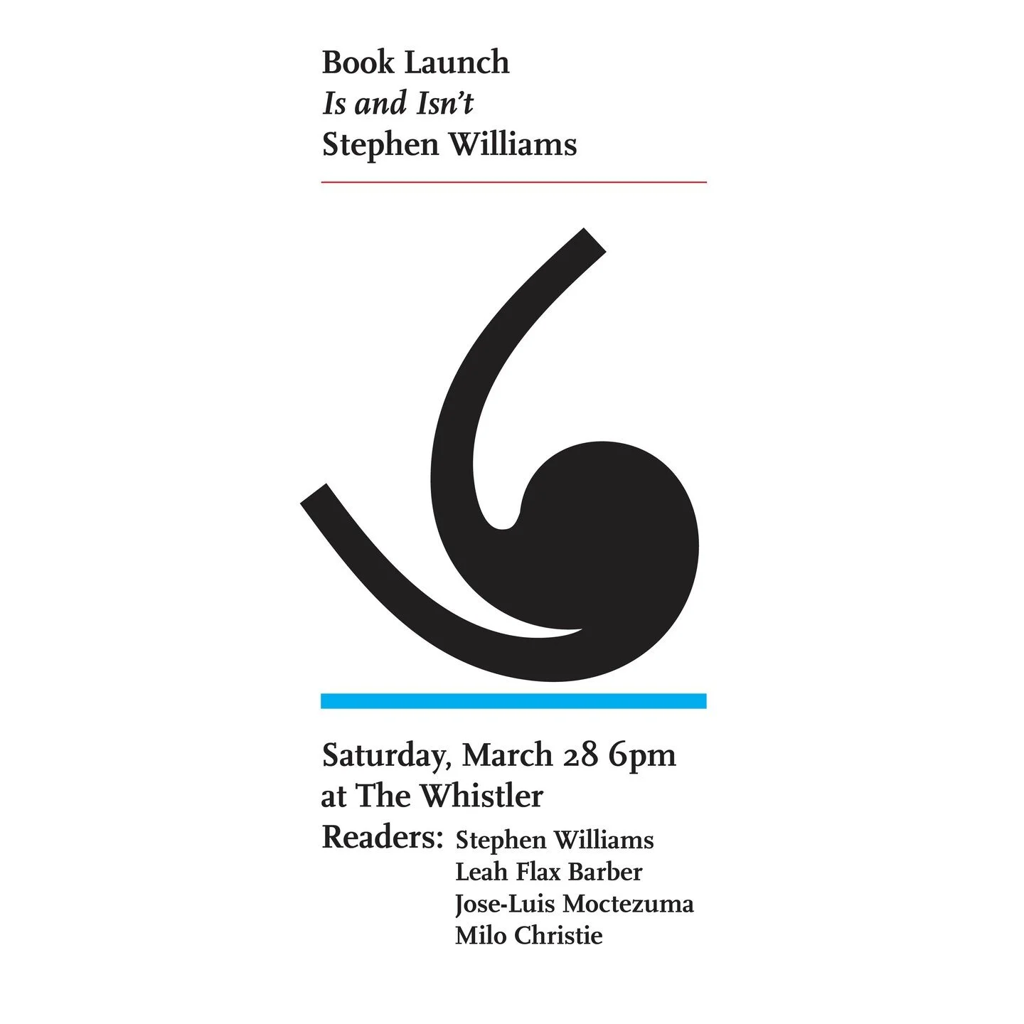 📘 Tomorrow night we celebrate an evening of poetry, curiosity, and possibility at the launch of Is &amp; Isn&rsquo;t, the new poetry collection by Stephen Williams. The book traces one traveler&rsquo;s search for meaning across landscapes of loss an