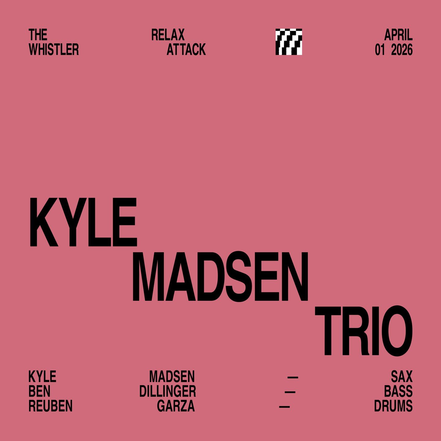 🎷 The Kyle Madsen Trio brings a fresh mix of grooves and global sounds to The Whistler. With Kyle Madsen on sax, Ben Dillinger on bass, and Reuben Garza on drums, this trio keeps things loose, lively, and full of surprises &mdash; from deep rhythms 