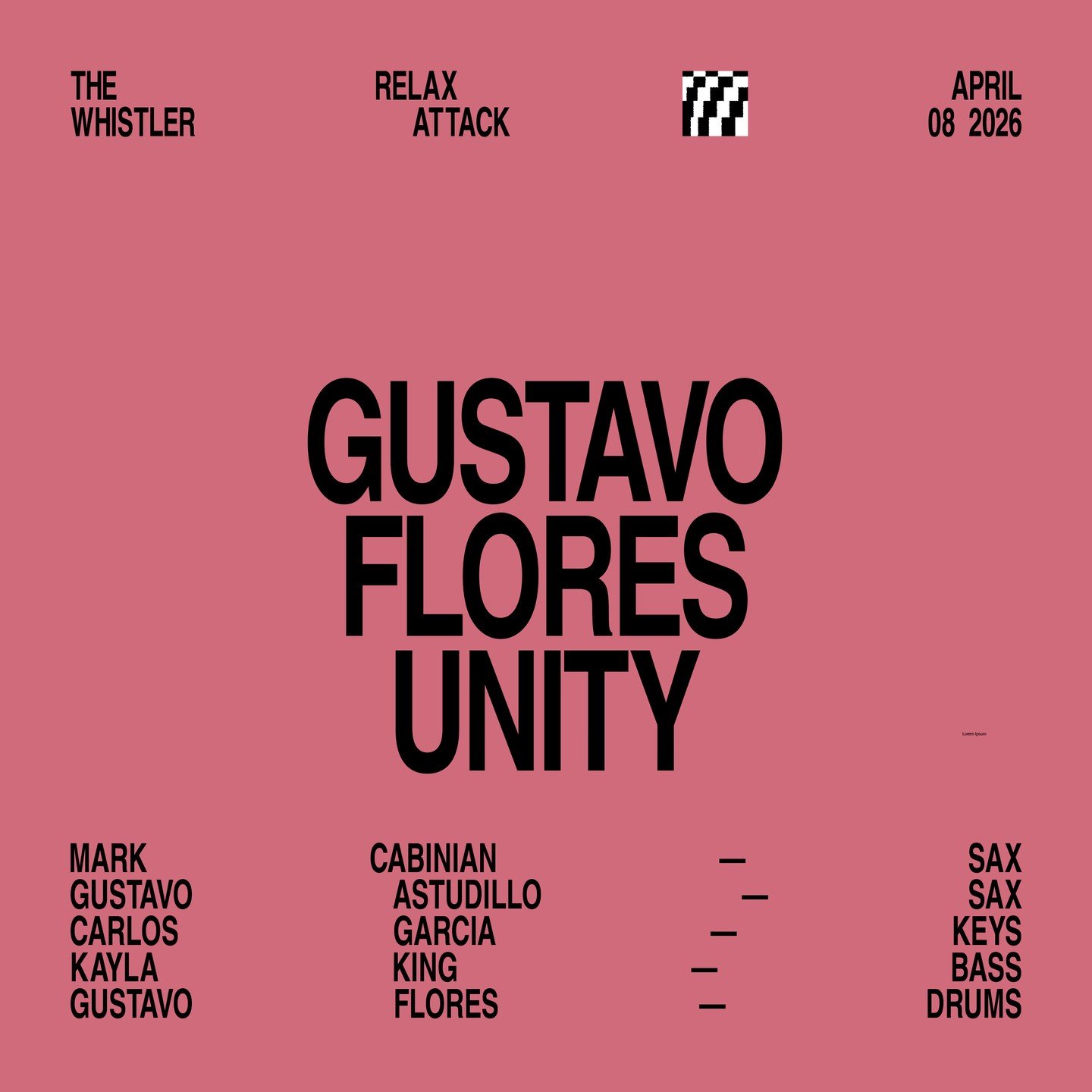 The Relax Attack Jazz Series continues Wednesday, April 8th with Gustavo Flores Unity &mdash; a powerhouse quintet led by drummer Gustavo Flores and featuring Mark Cabinian (sax), Gustavo Astudillo (sax), Carlos Garcia (keys), and Kayla King (bass). 