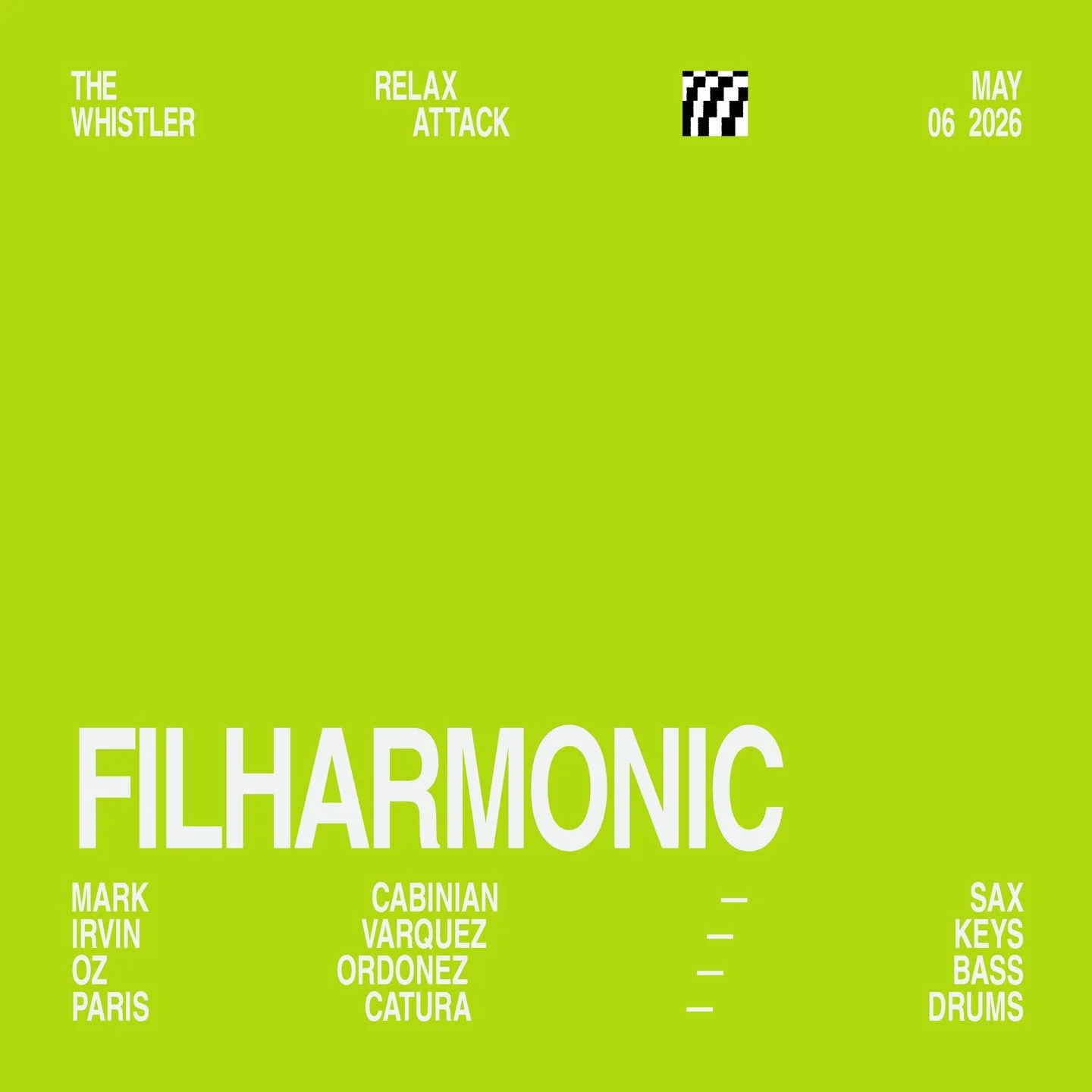 🇵🇭 Relax Attack Jazz Series presents Filharmonic &mdash; Wednesday, May 6⁠
⁠
Filharmonic takes the stage with an all-Filipino lineup for Asian American and Pacific Islander Heritage Month, blending deep swing, modern grooves, and fearless improvisa