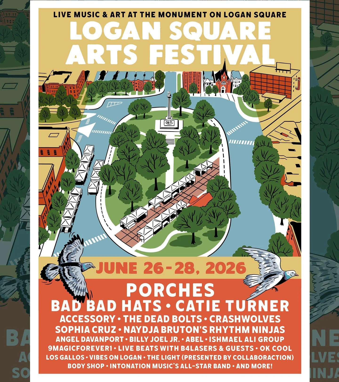 @logansqartsfest lineup is here ✨⁠
⁠
We&rsquo;ve been part of this festival since day one back in 2009, and we&rsquo;re especially excited to see it return to the square this summer. Proud to be a sponsor and to help bring this lineup together.⁠
⁠
Se