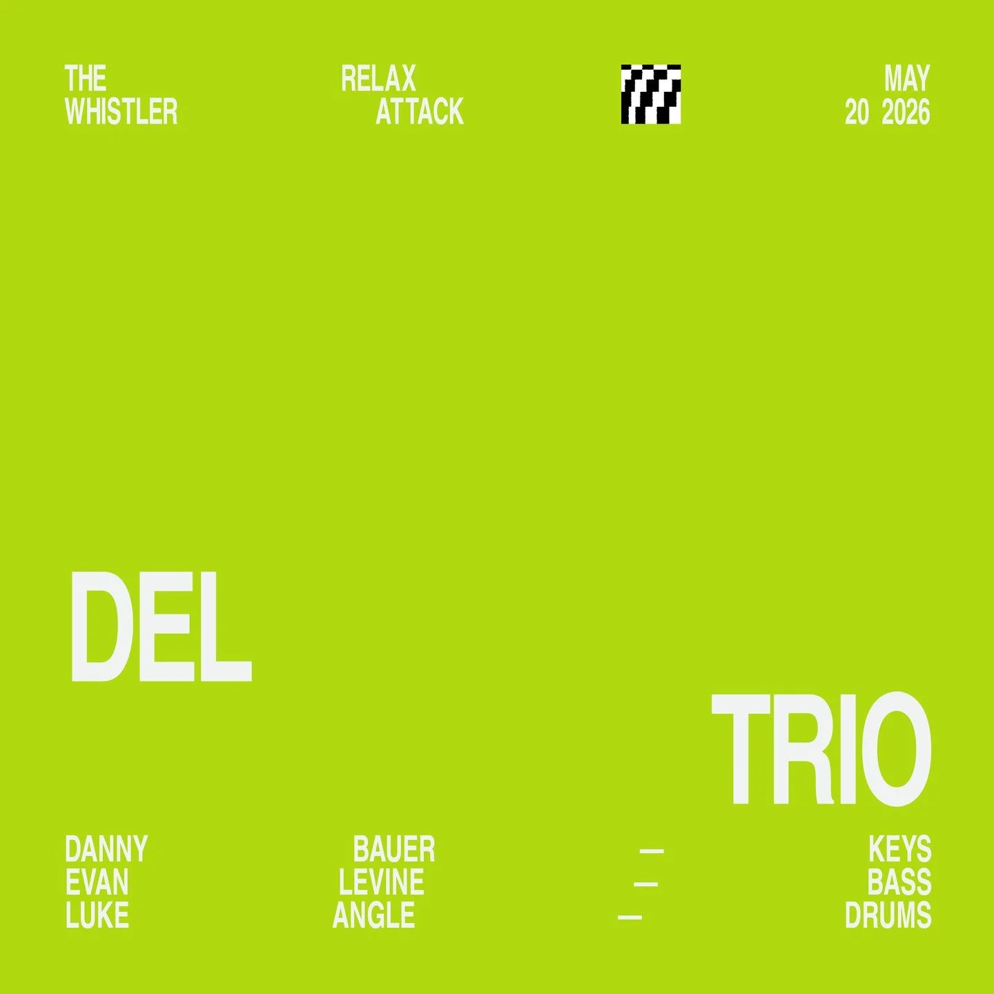 🎶 Danny Bauer, Evan Levine, and Luke Angle (D.E.L.) return for one last Chicago hit before Evan heads to NYC. Come raise a glass and help send them off right 🥂✨️ Wednesday, May 20, 9pm