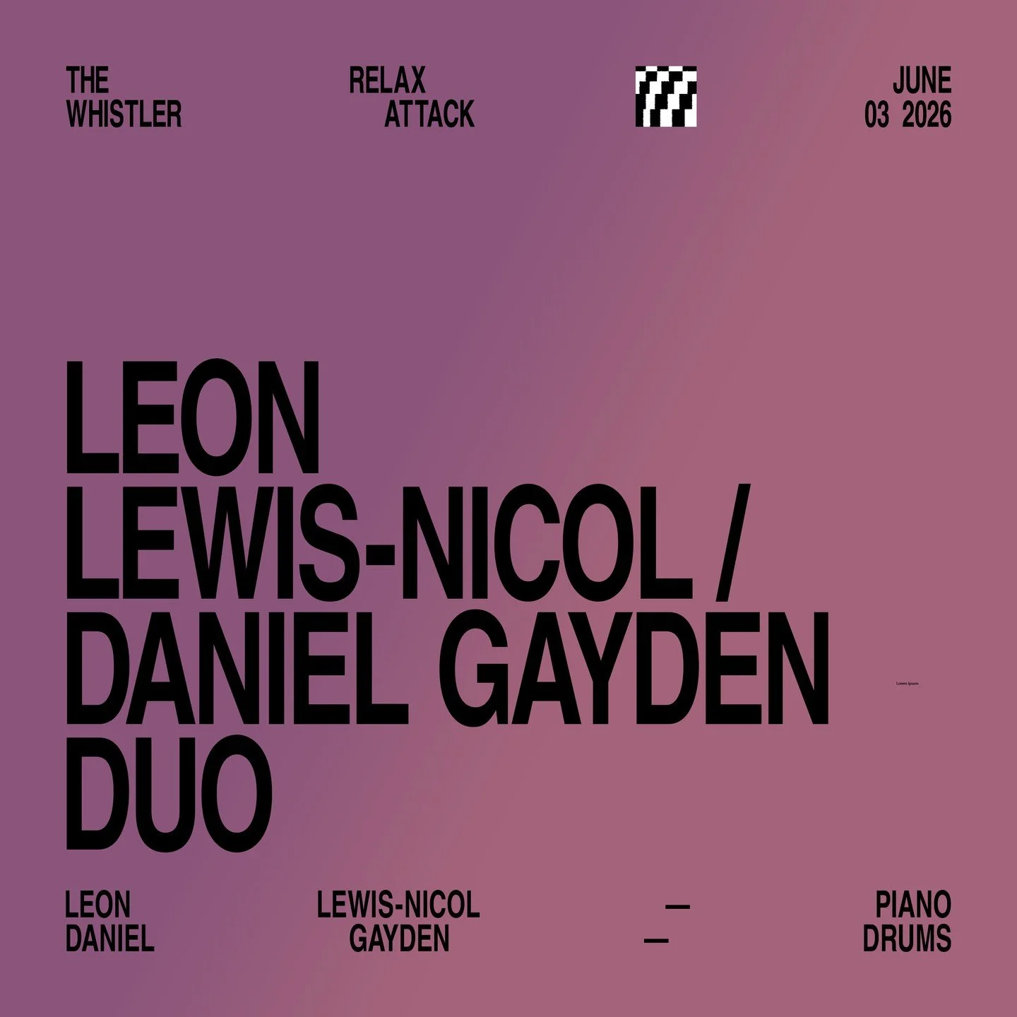 🎹 The Leon Lewis-Nicol / Daniel Gayden Duo is a powerful blend of West African roots, jazz tradition, and expressive improvisation.⁠
⁠
Relax Attack Jazz Series ● June 3 ● 9pm ● no cover