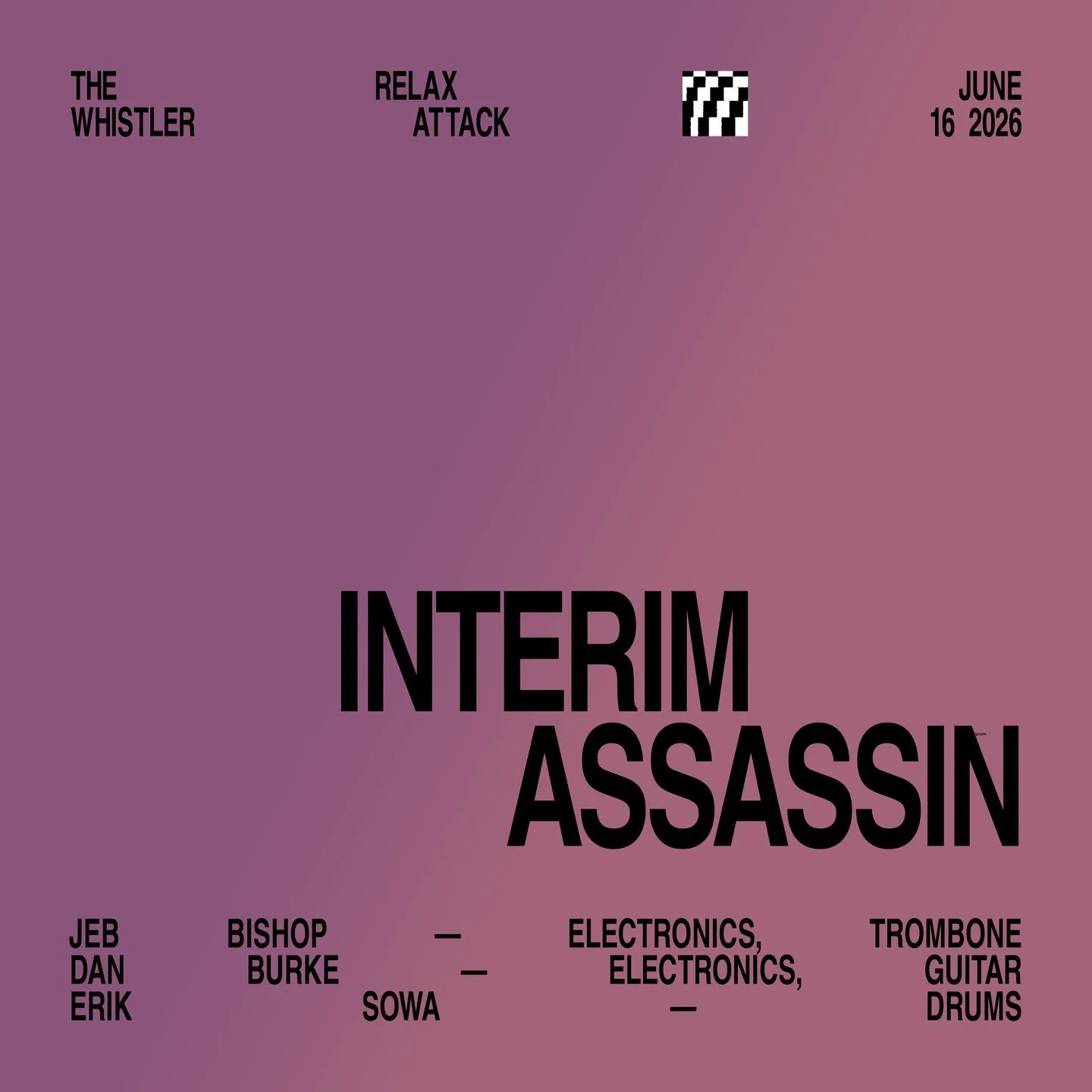 🎶 Relax Attack Jazz Series returns on Tuesday, June 16 with Interim Assassin: a deep-listening trip through post-rock haze, ambient electronics, and jazzy explorations. ⁠
⁠
Jeb Bishop ⚡️ trombone, electronics⁠
Dan Burke ⚡️ electronics, guitar⁠
Erik 
