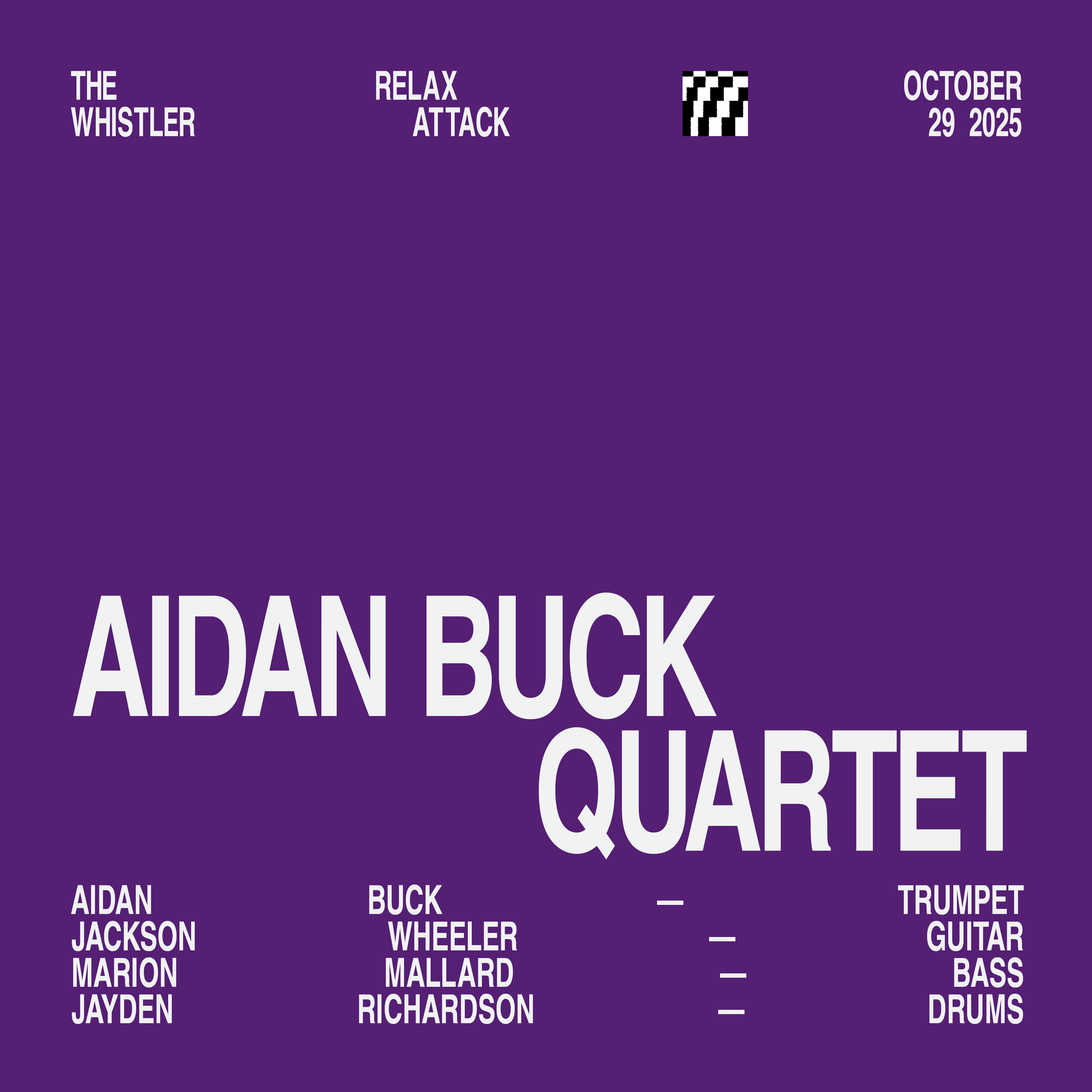 Relax Attack Jazz Series: Aidan Buck Quartet