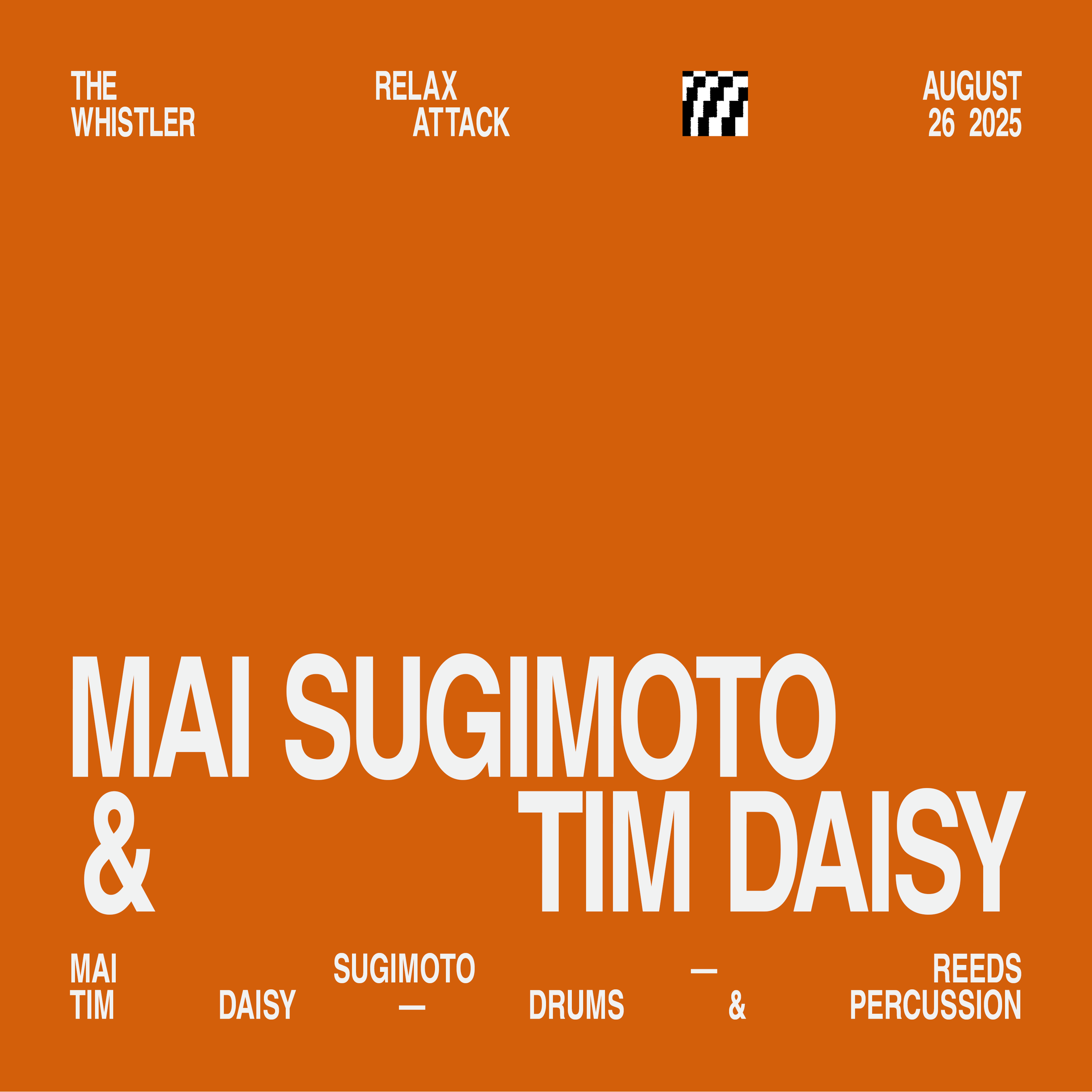 Relax Attack Jazz Series: Mai Sugimoto & Tim Daisy