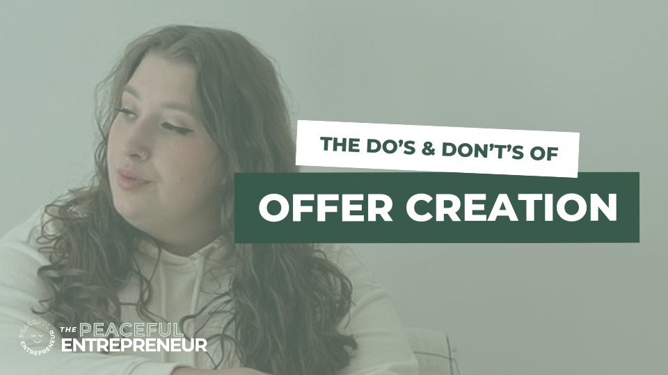 The Do’s and Don’ts of Offer Creation