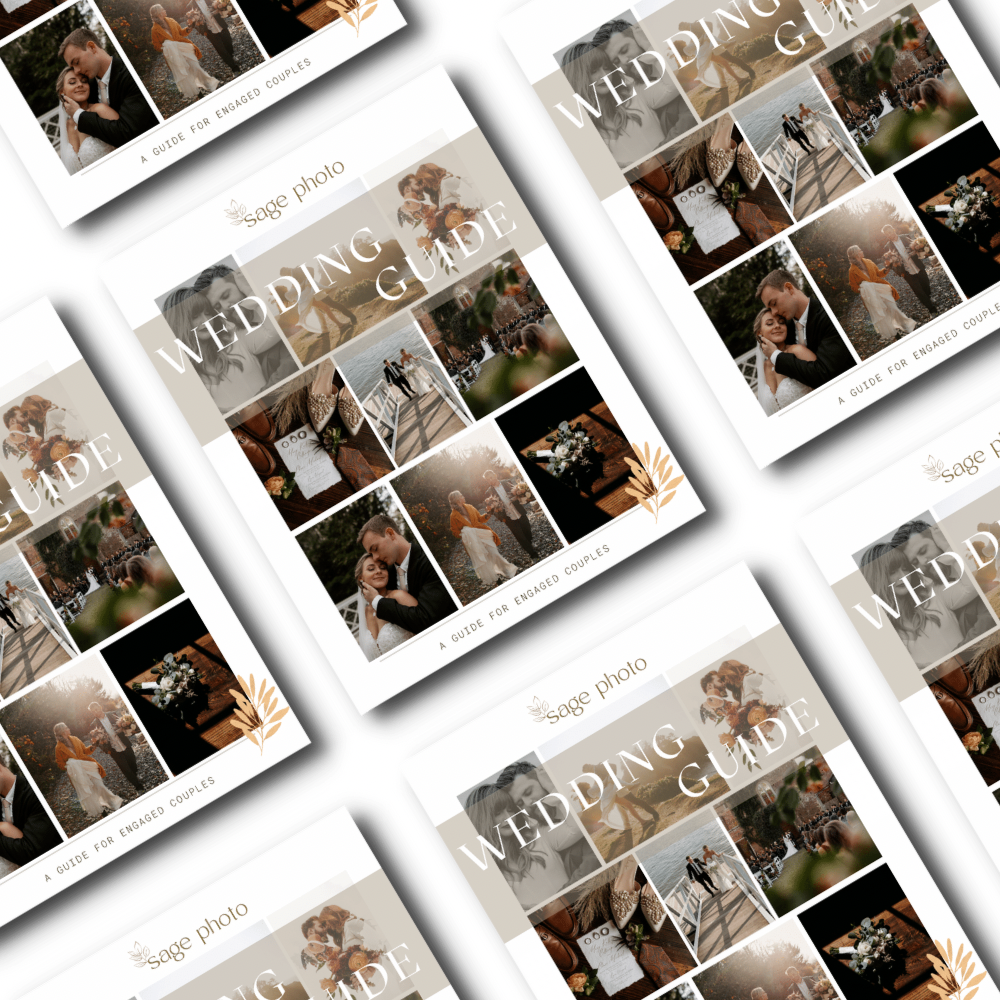 Wedding guide notebook planner Rebekah Sage photo