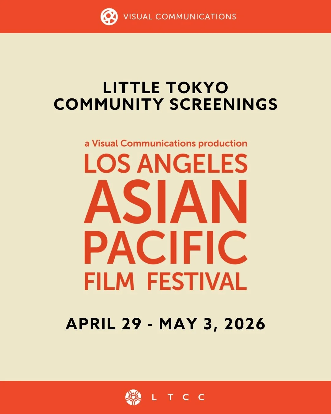 @vcmediaorg&rsquo;s 42nd annual Los Angeles Asian Pacific Film Festival is coming up April 29-May 3, and we are honored to be Community Partners on the following screenings:

🎥 Sat. 5/2 @ 2:30 - ENOUGH: A Film and Conversation on Redress [FREE]
🎥 S
