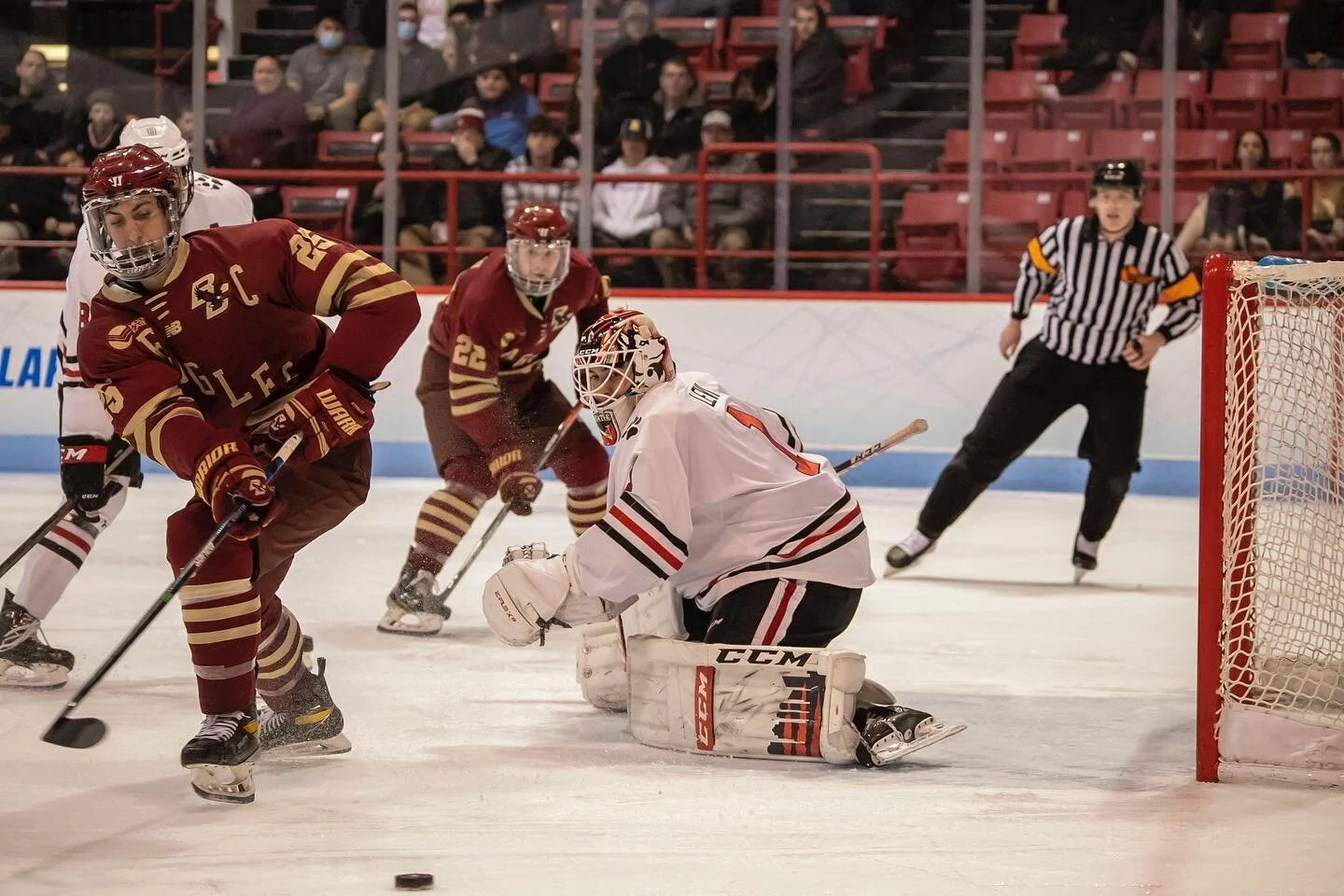 Some of my favorites from last week&rsquo;s @hockey_east quarterfinal vs. BC
&bull;
&bull;
#hockey #hockeyphotography #howlinhuskies #northeasternhockey #sports #sportsphotography