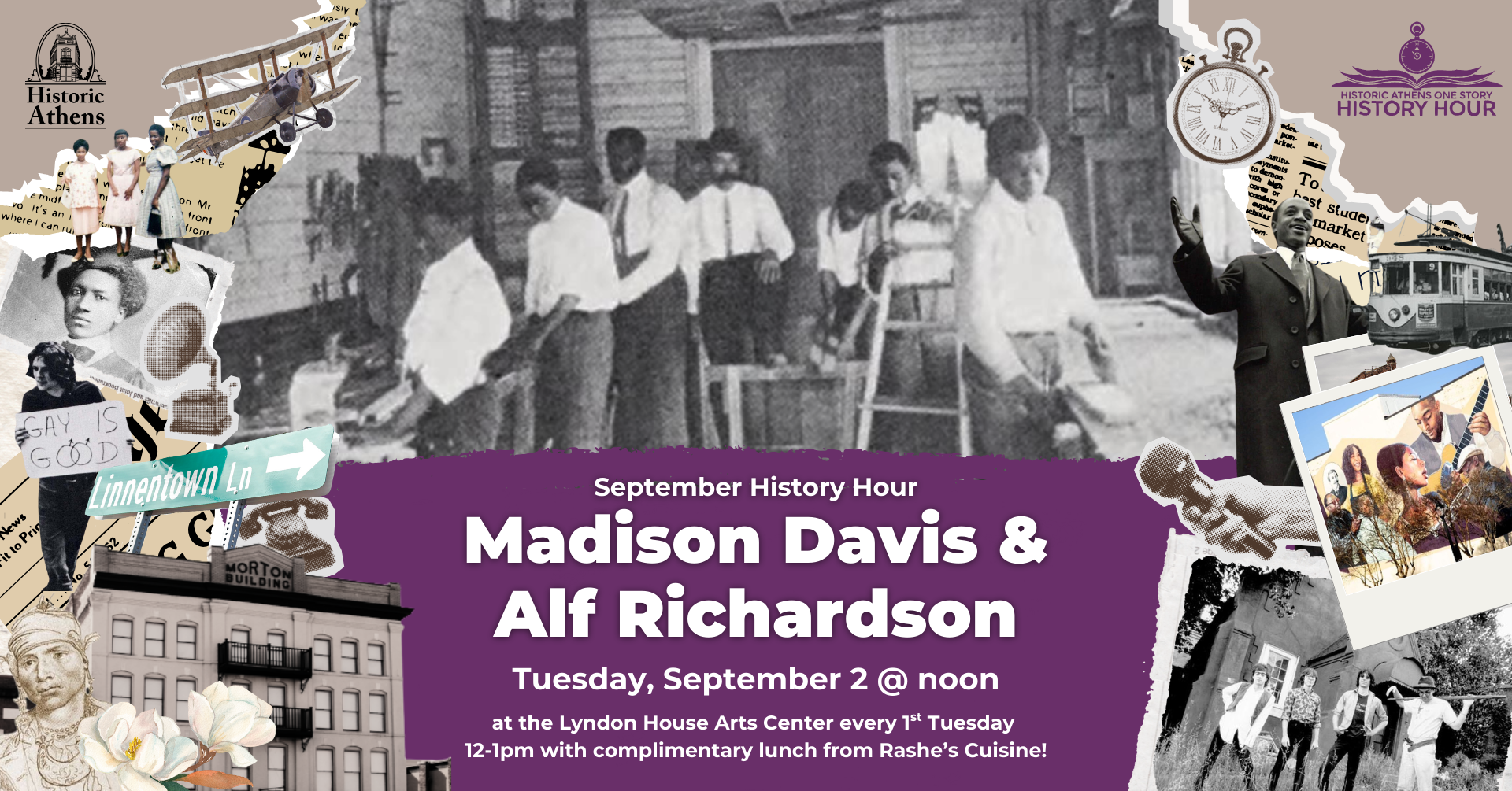 September History Hour: Alf Richardson & Madison Davis