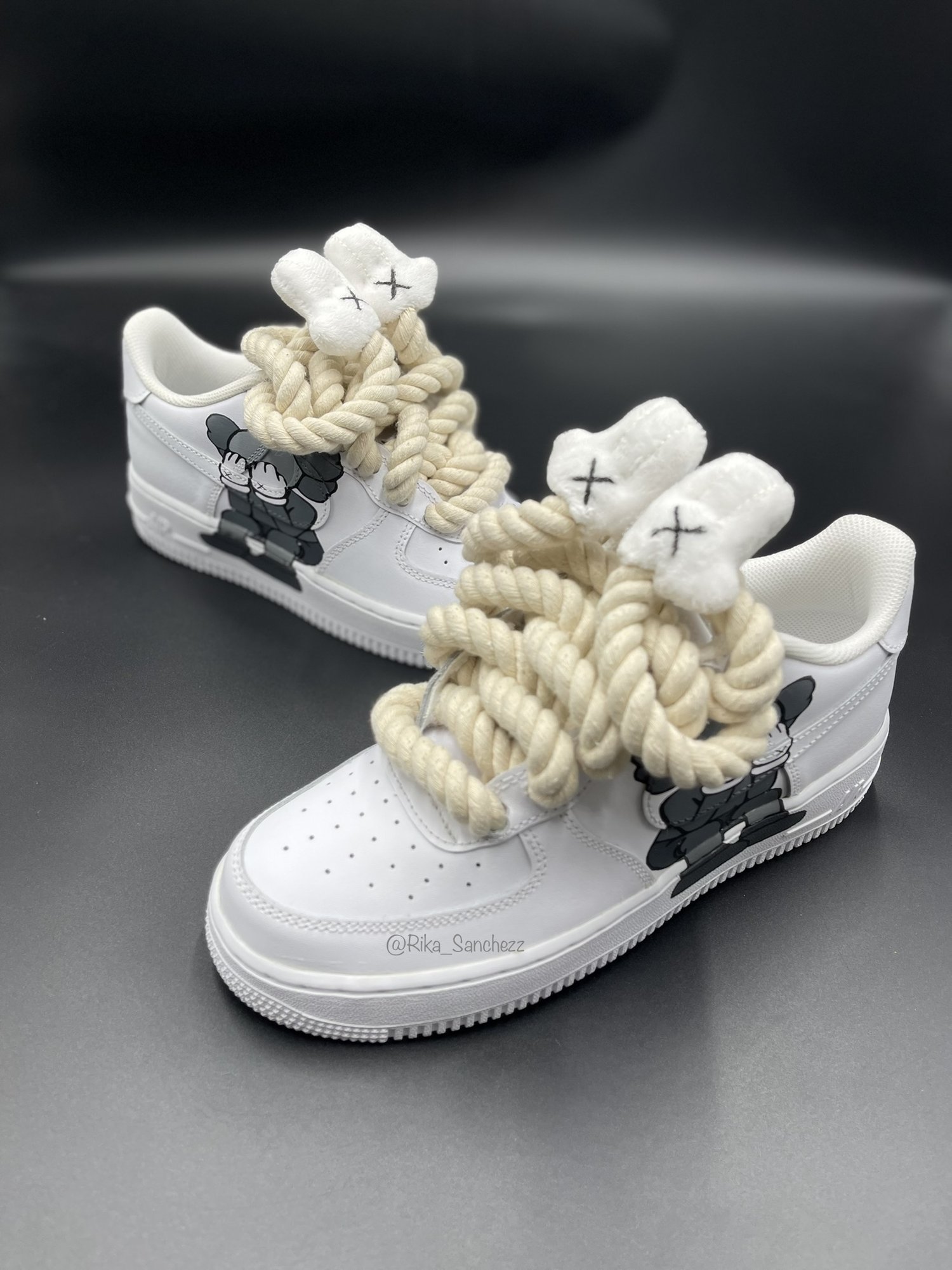 LV Crocs (white) — Rika Sanchezz Customs