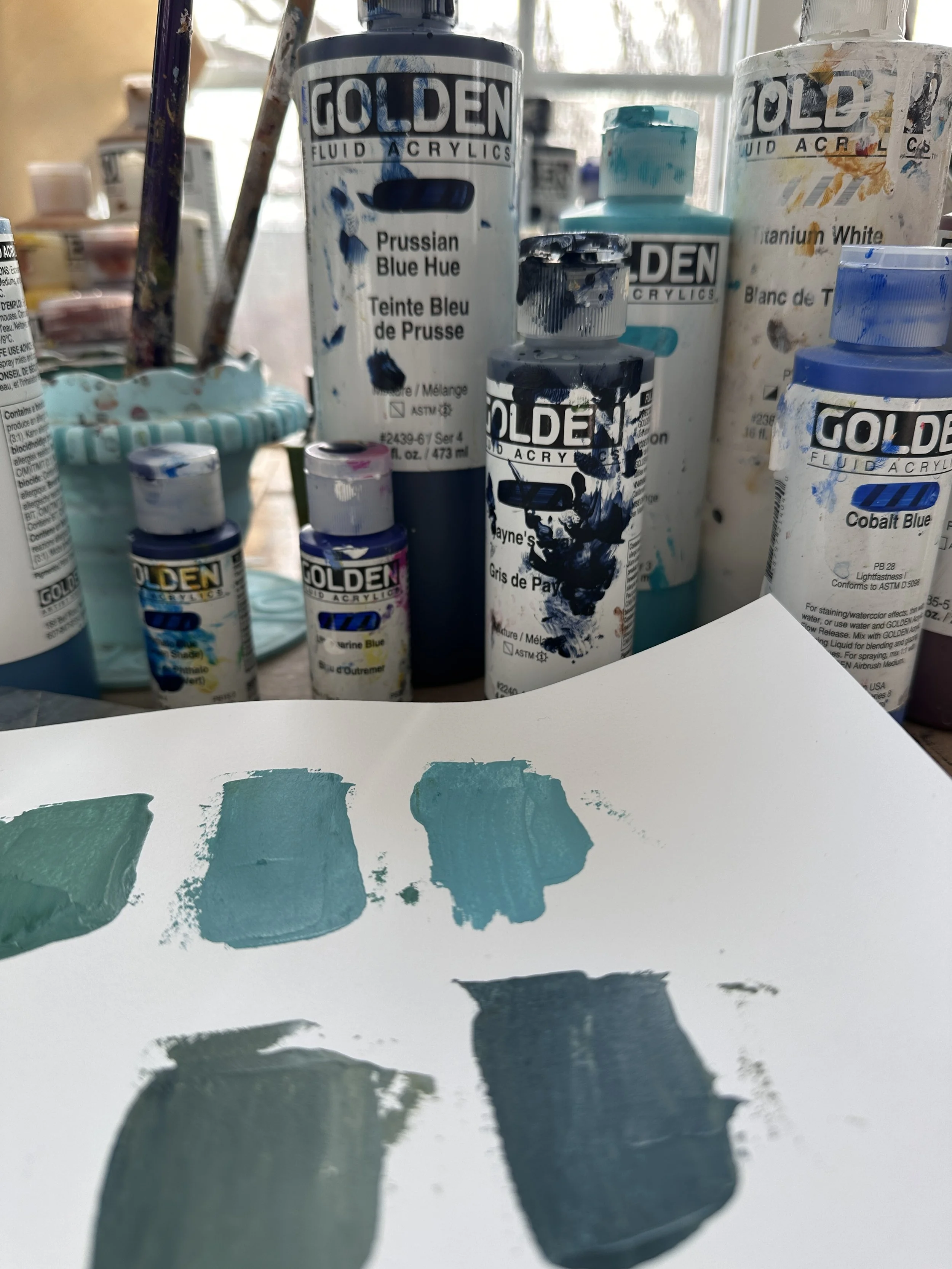 AS Blues paint bottles palette.JPG