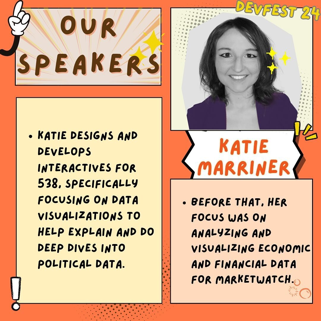 IT&rsquo;S DEVFEST WEEK! 🤩 We have a week full of speakers and workshops for you to learn more about technology and gain some technical experience. Tonight, Katie Marriner will be talking about coding on deadline - responsibility and process when bu