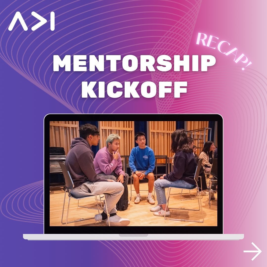 Recap of our mentorship kickoff 👾! This event introduced the program to both mentors and mentees, and mentees got to &lsquo;speed date&rsquo; mentors to find a match!