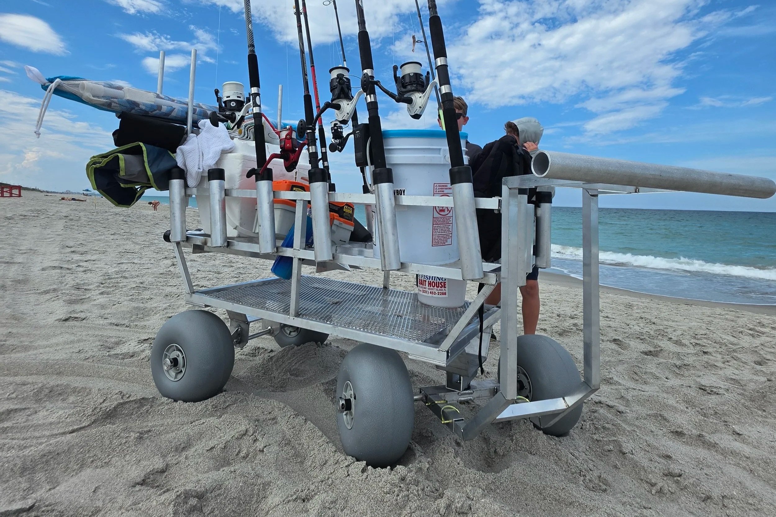 Custom Beach Fishing Carts