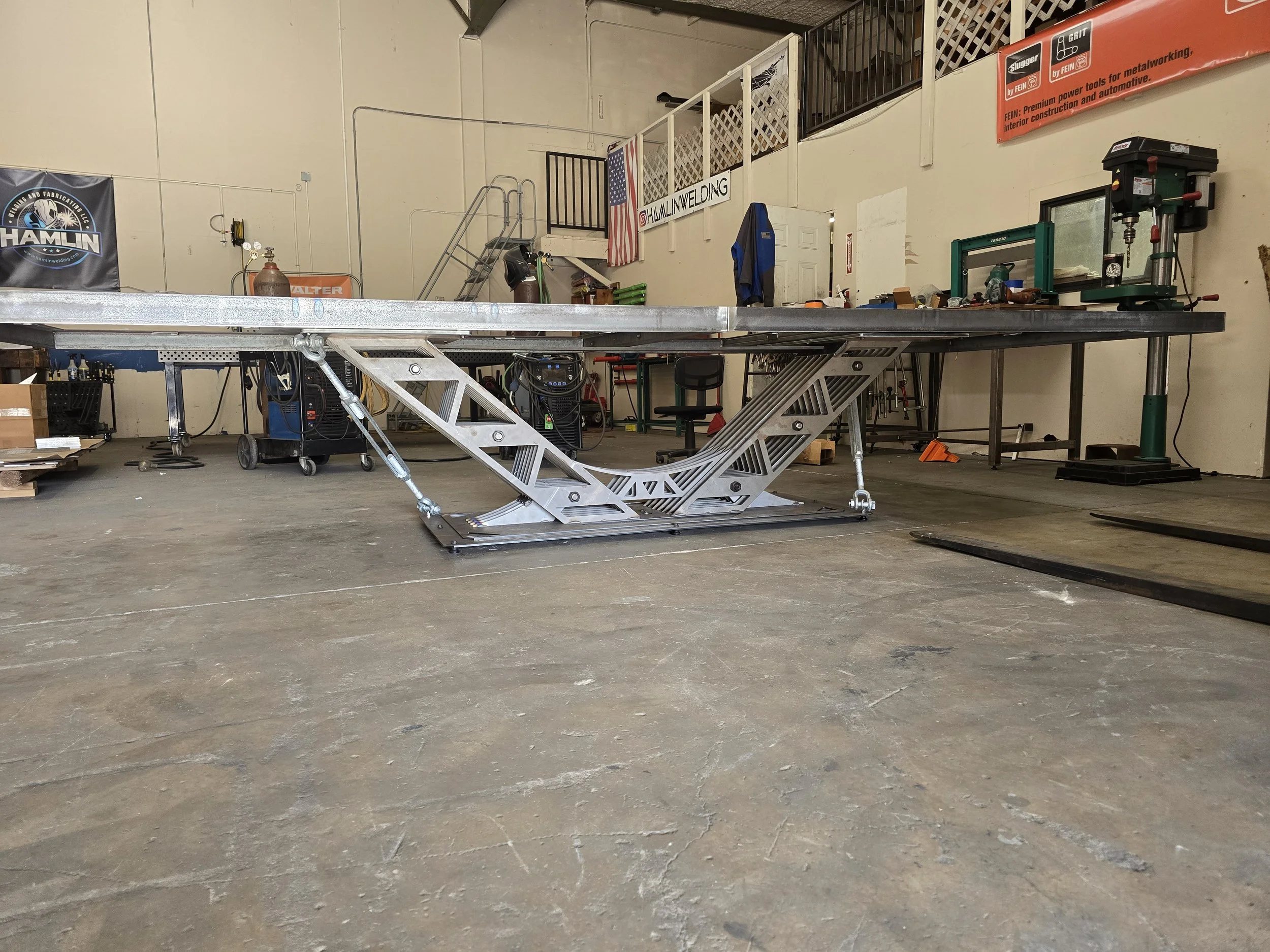 Custom V Shape Conference Table