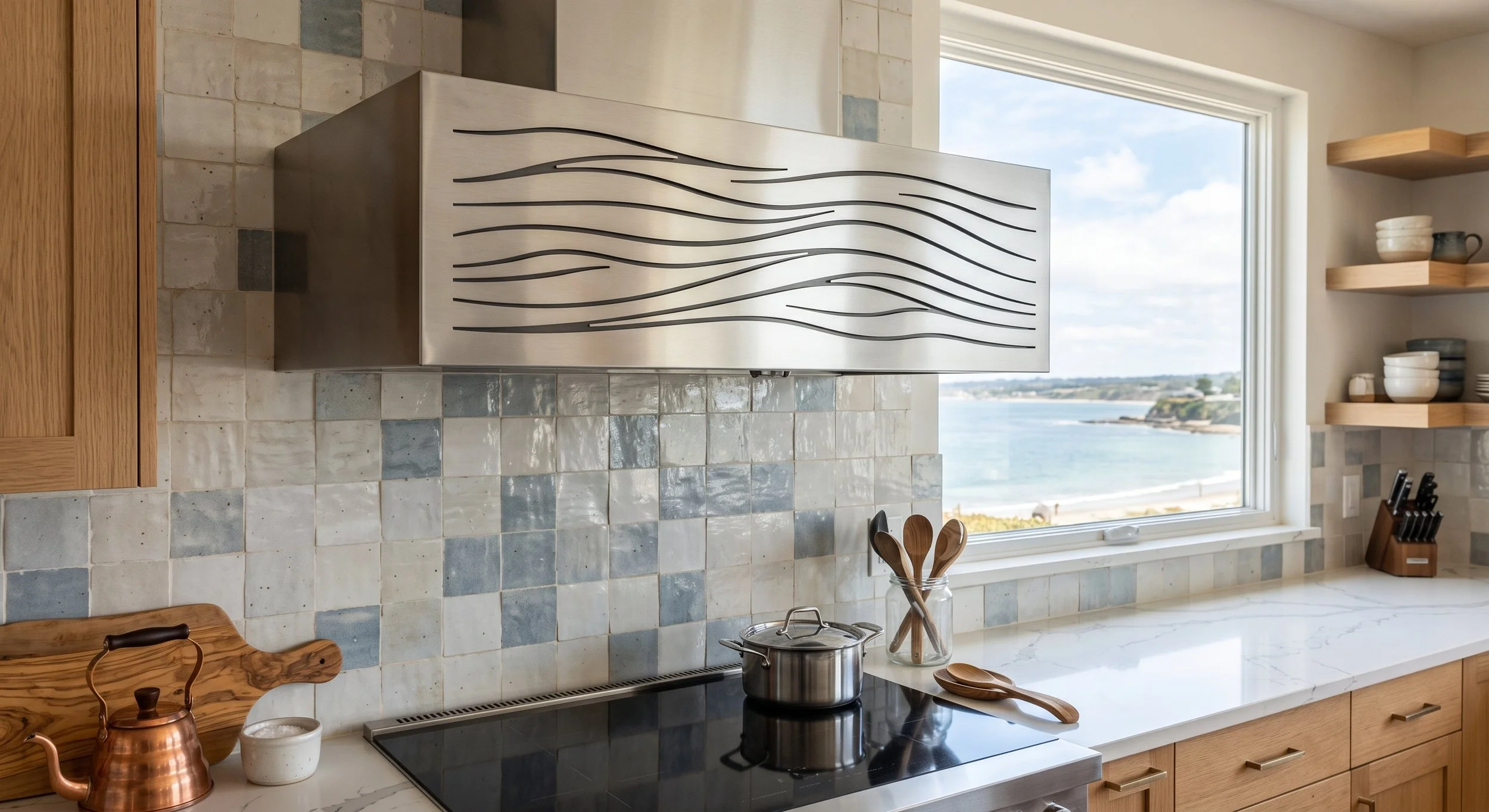 Tidal Line Horizontal Range Hood