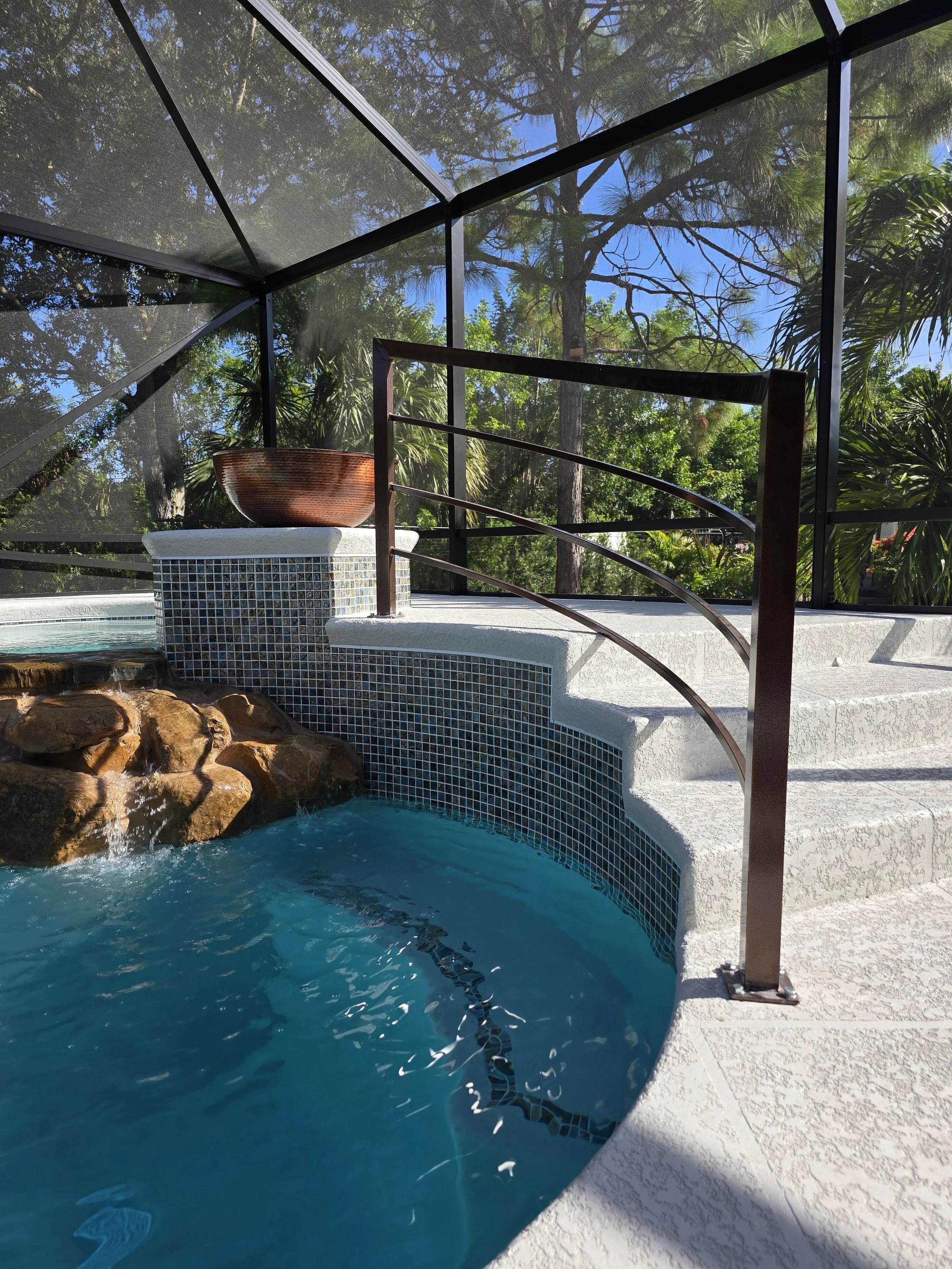 Curved Aluminum Railing
