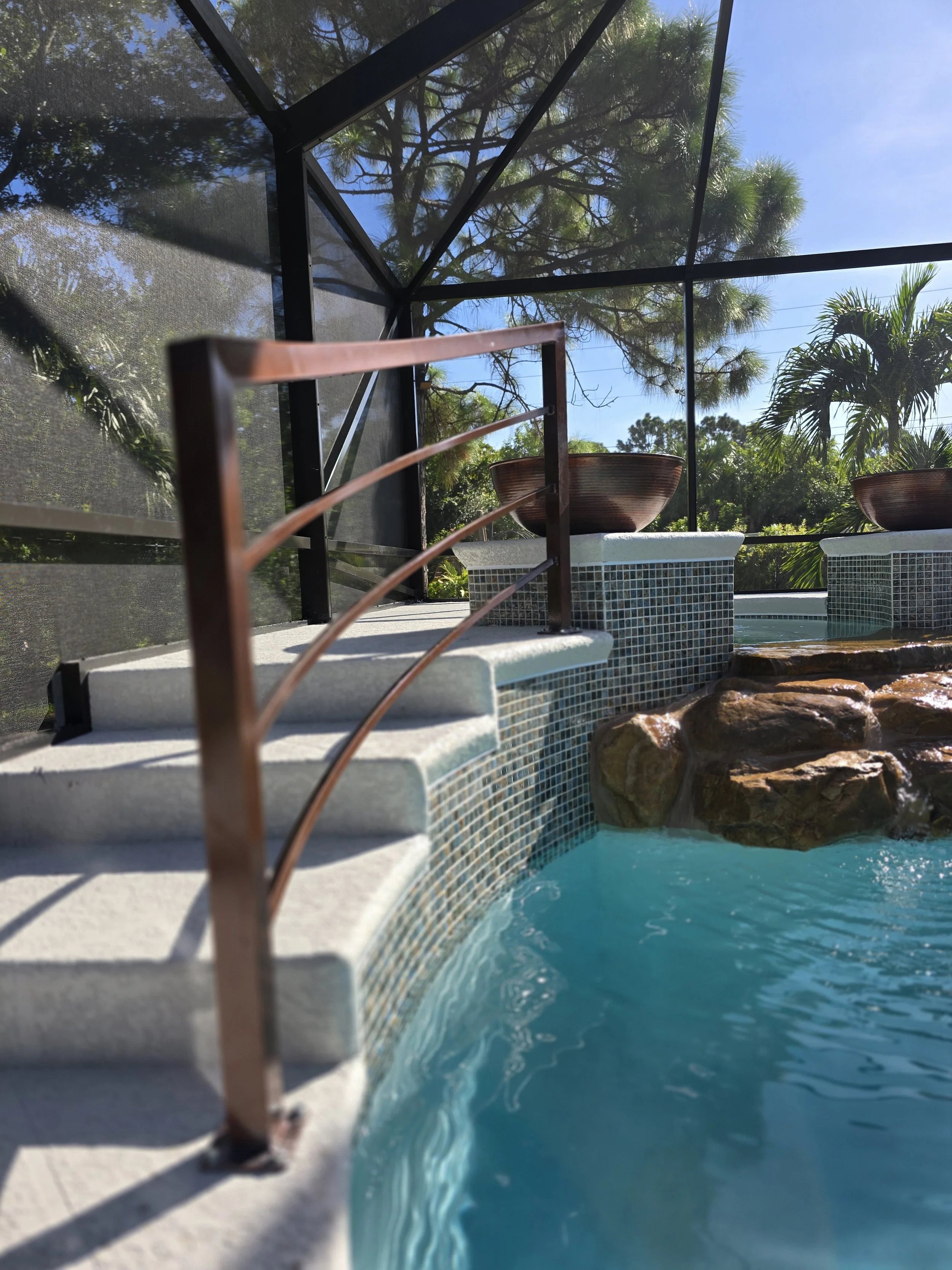 Curved Aluminum Railing