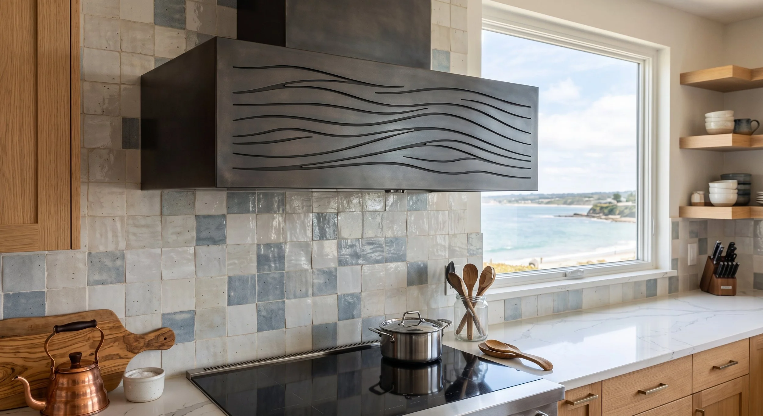 Tidal Line Horizontal Range Hood